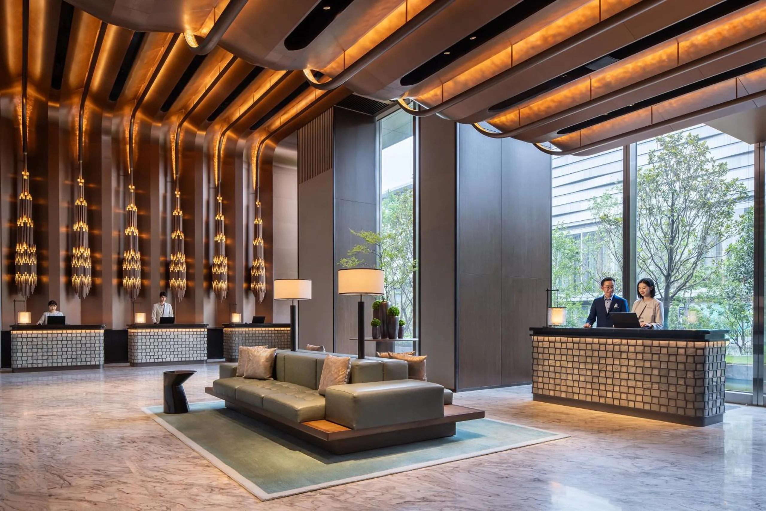 Lobby or reception in Grand Hyatt Kunming
