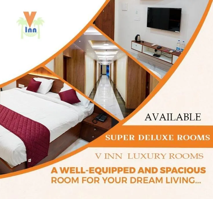 View (from property/room), Bed in Lakshmi Mahal - V Inn