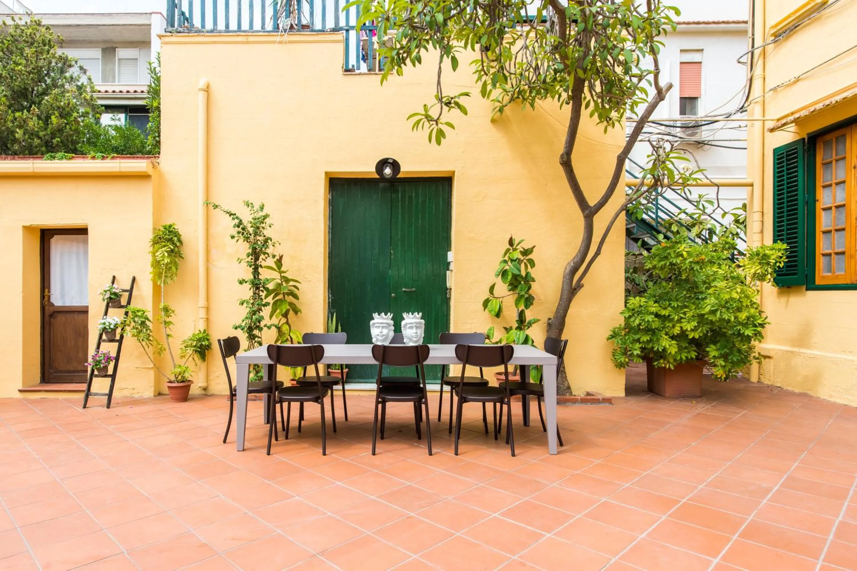 Patio in Lovely Room by Mondello Beach