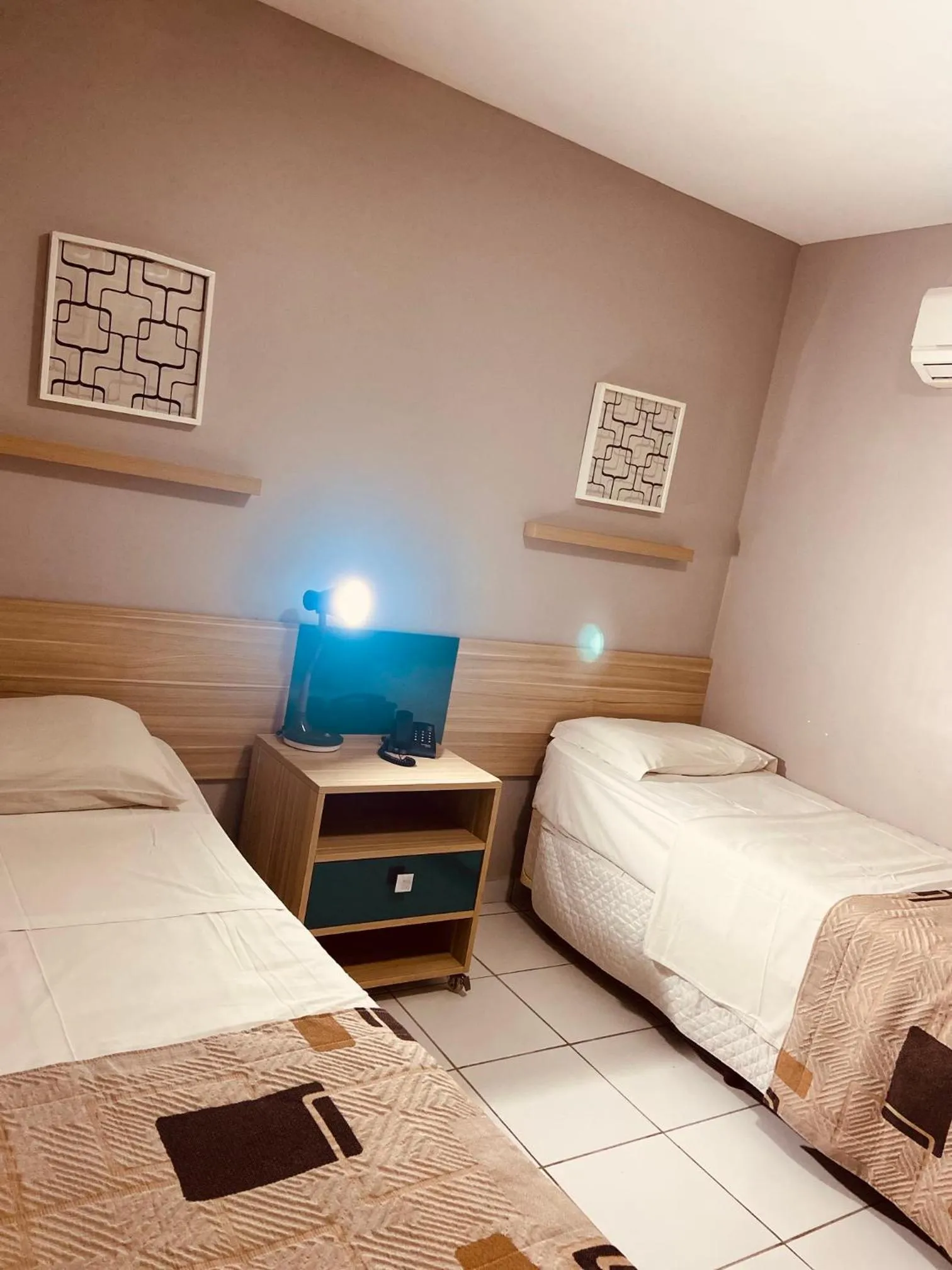 Bed in Hotel Enseada Boa Viagem