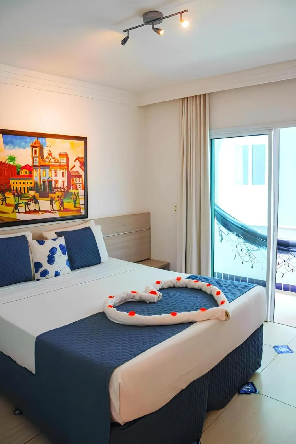 Bed in Pousada Bahia Inn