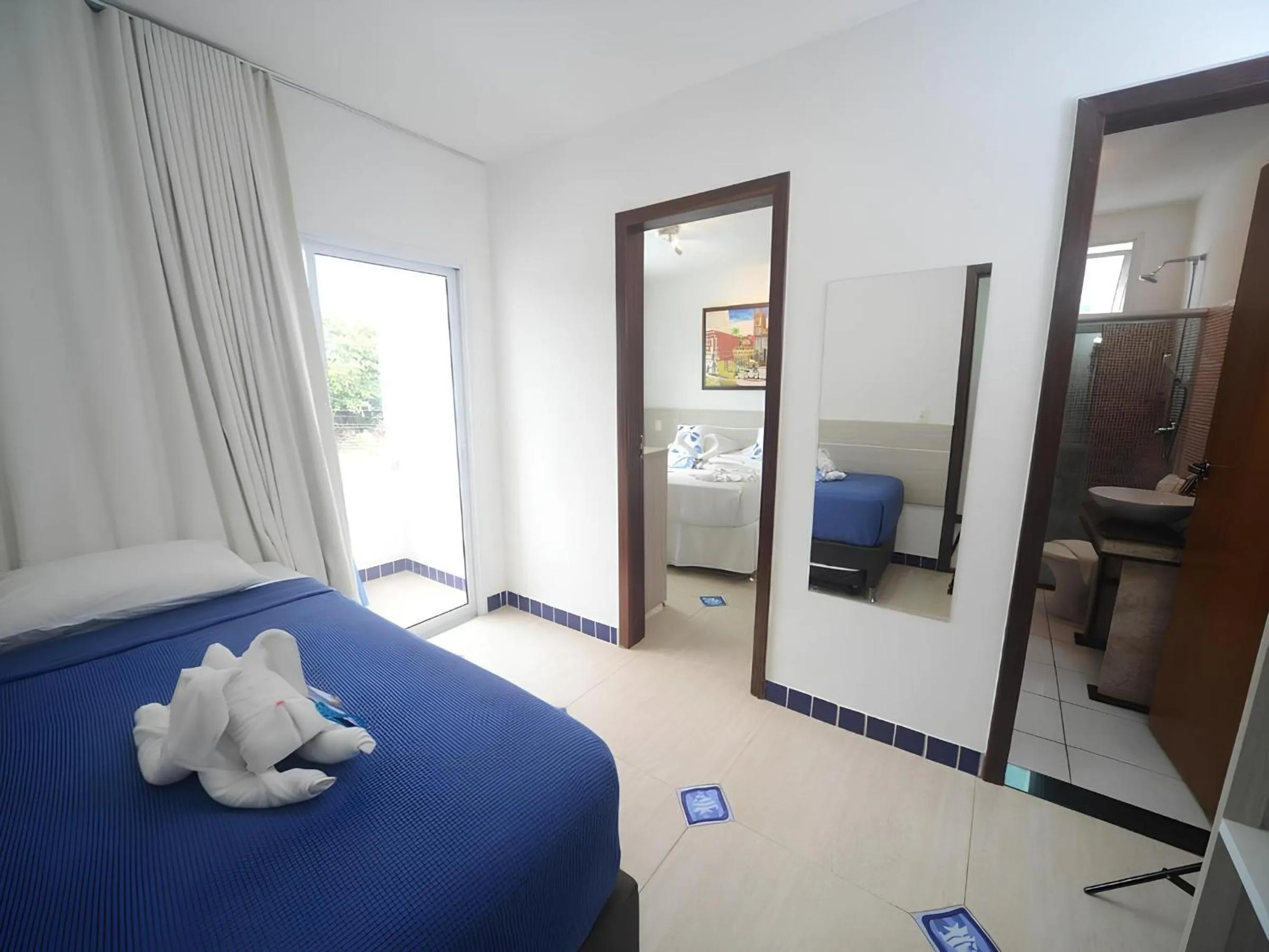 Bed in Pousada Bahia Inn