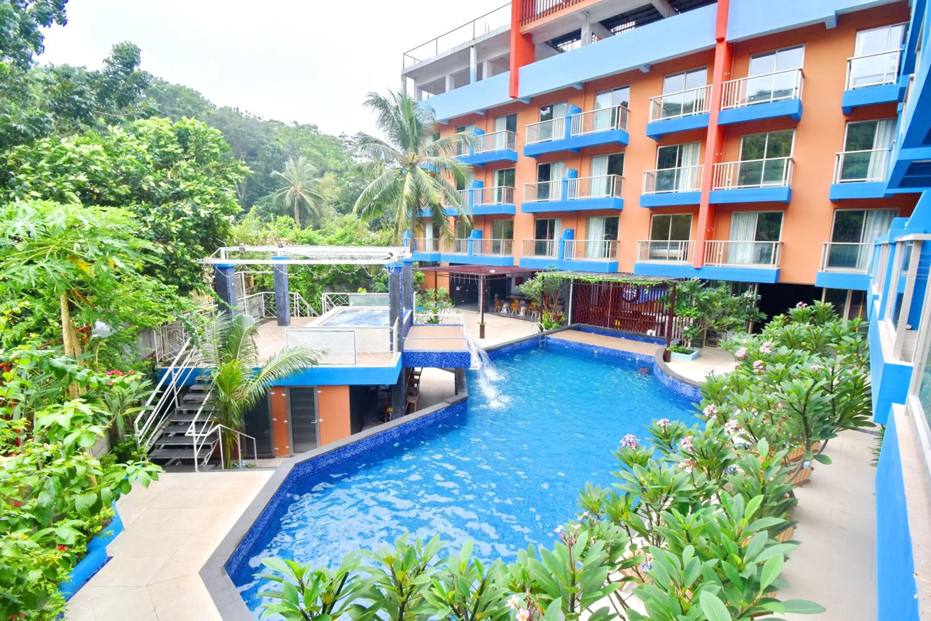 Garden in OSEIDON HOTEL BORACAY