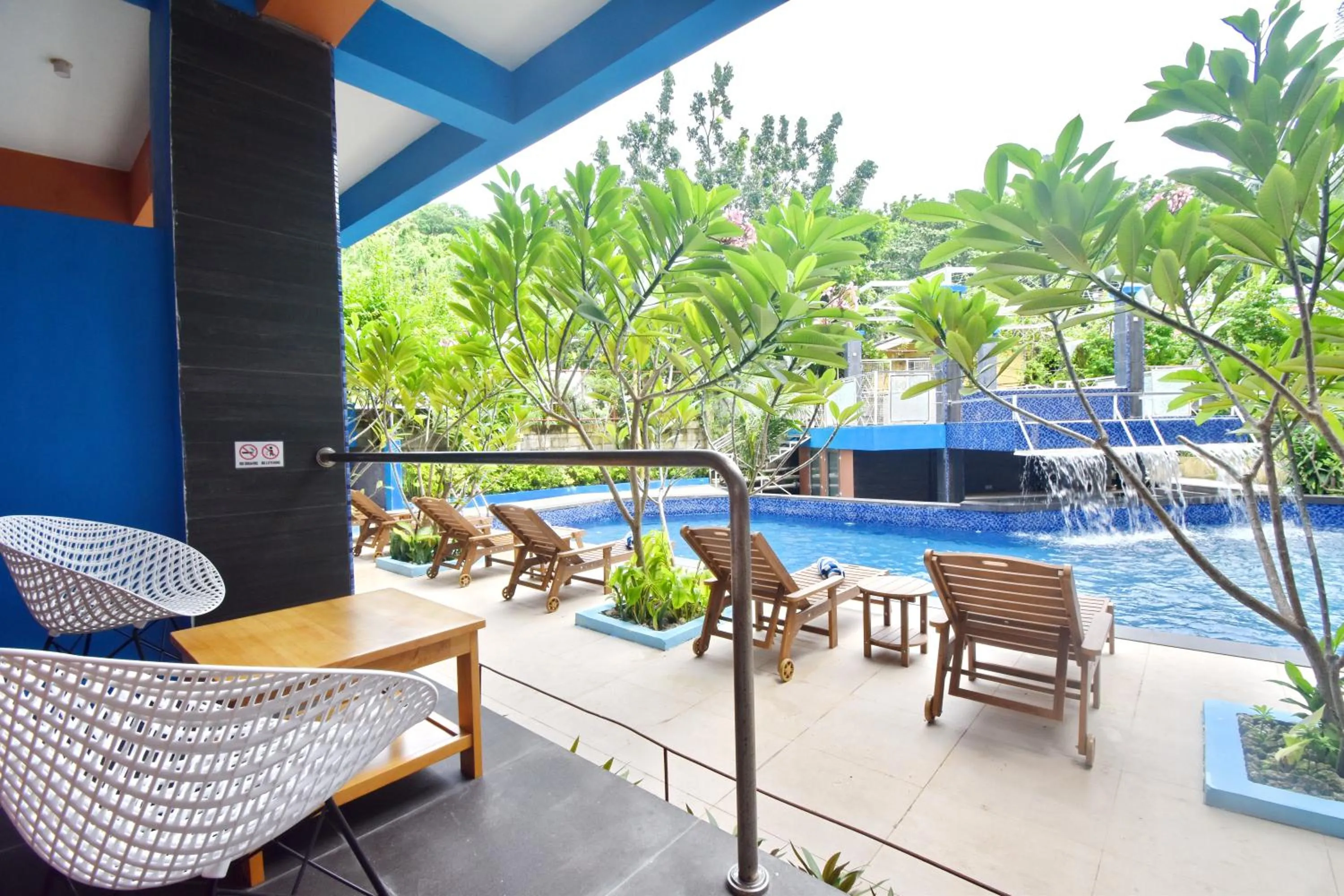 Patio in OSEIDON HOTEL BORACAY