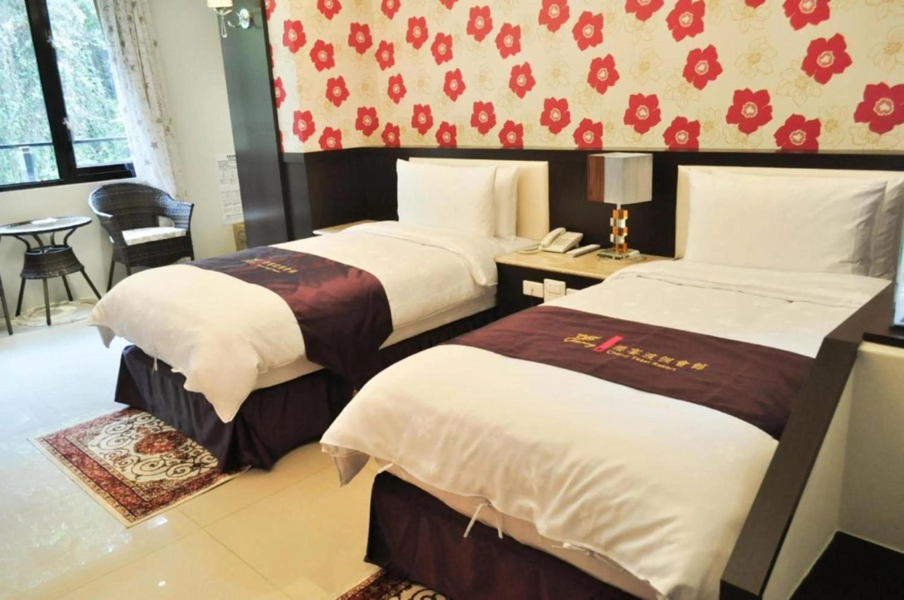 Bed in Cherry Feast Resort