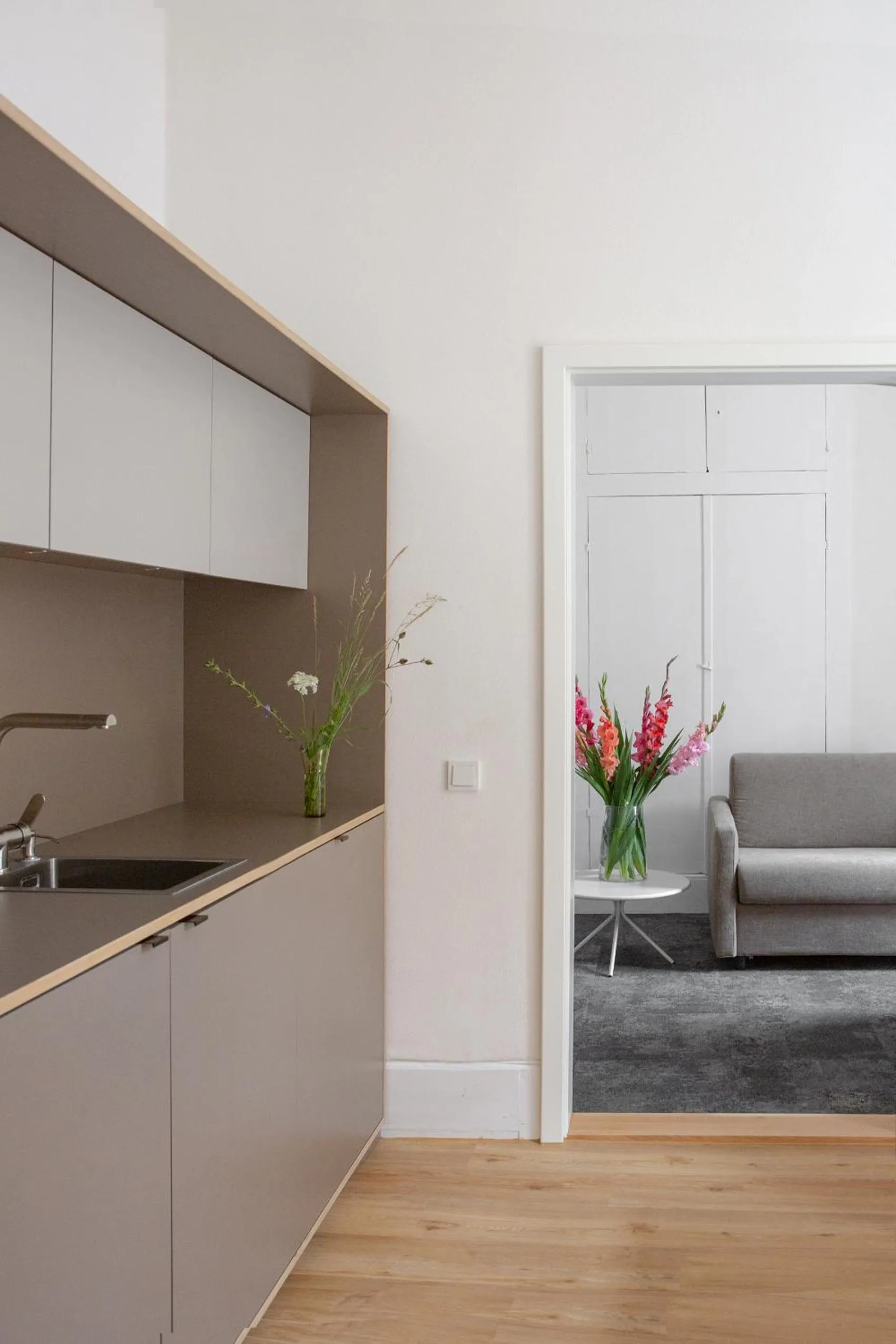 Kitchen or kitchenette in Hotel Kredell