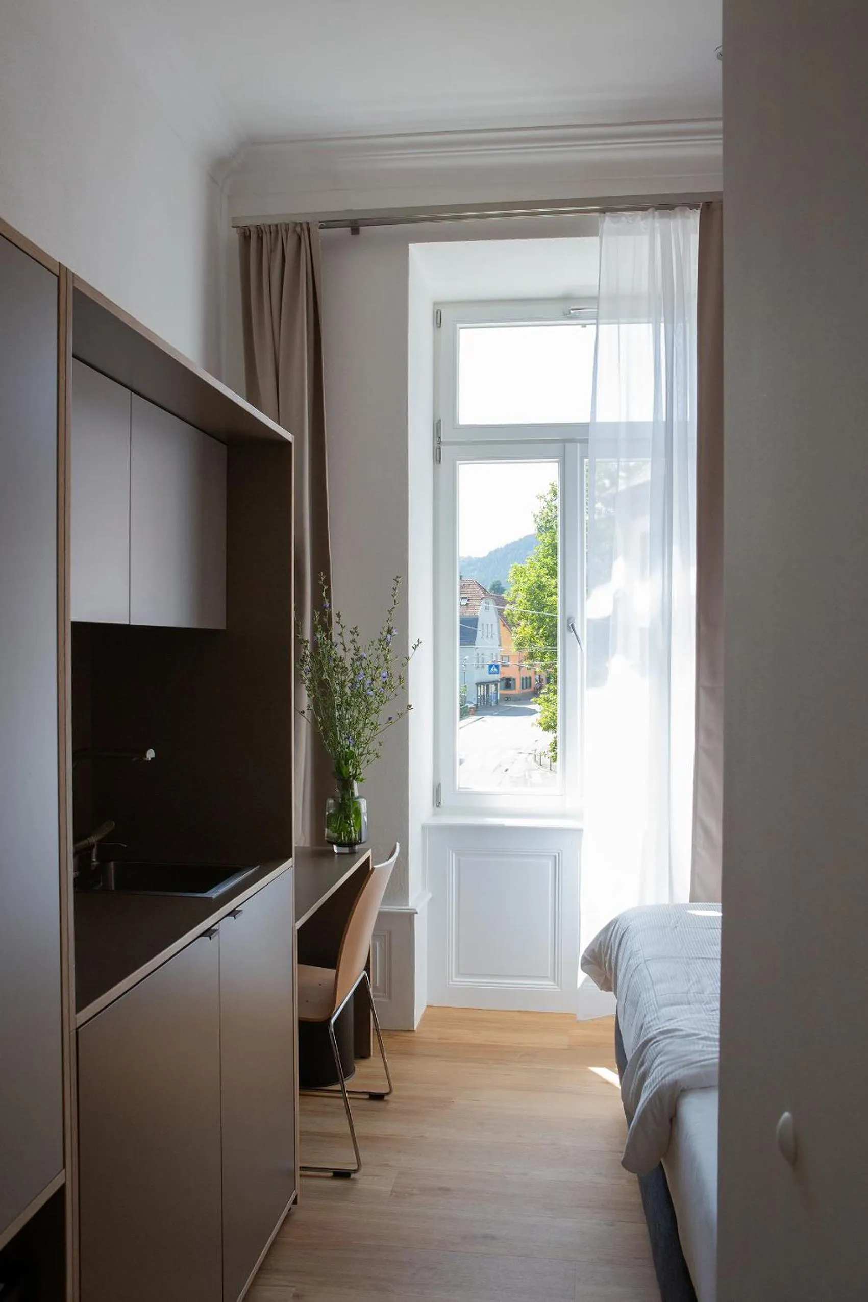 Kitchen or kitchenette in Hotel Kredell