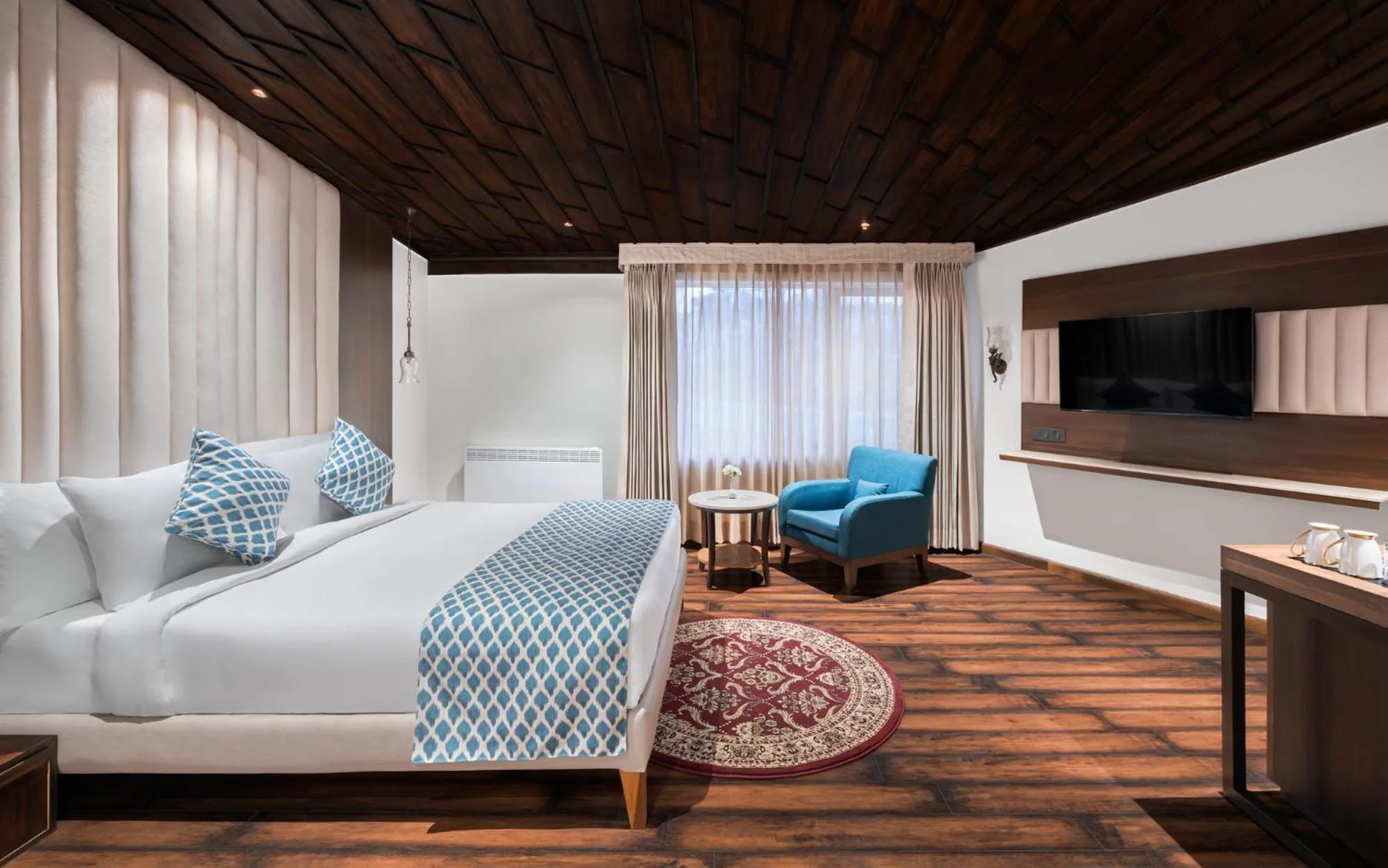 Photo of the whole room, Bed in Kufri Heritage Resort & Spa