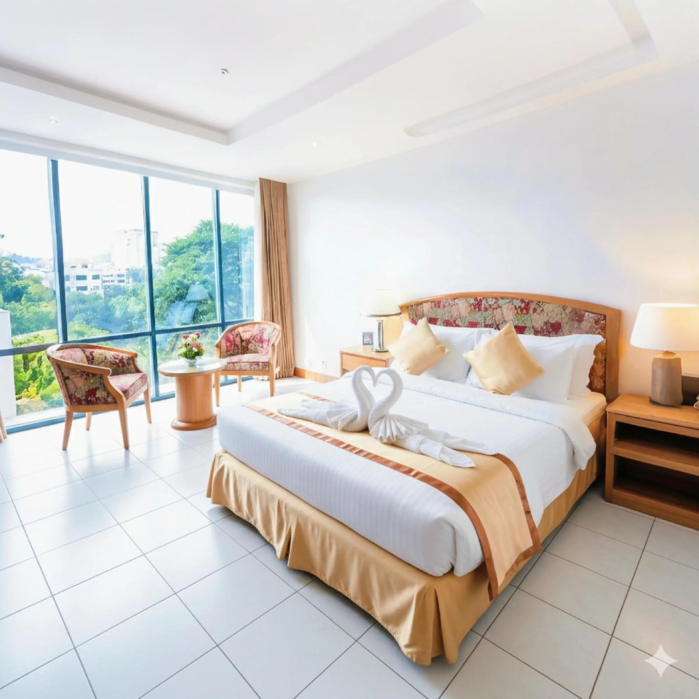 Bed in HOTEL LAKE CASTLE - Parkview