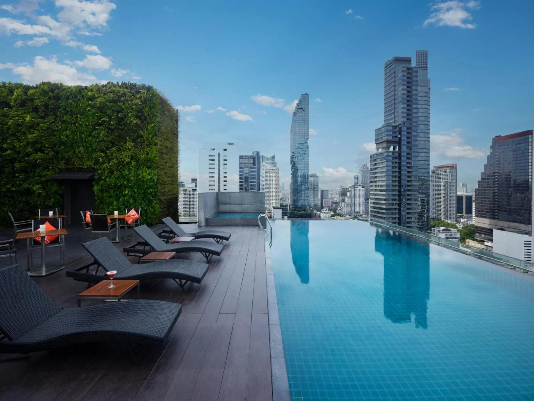 Pool view in Amara Bangkok Hotel