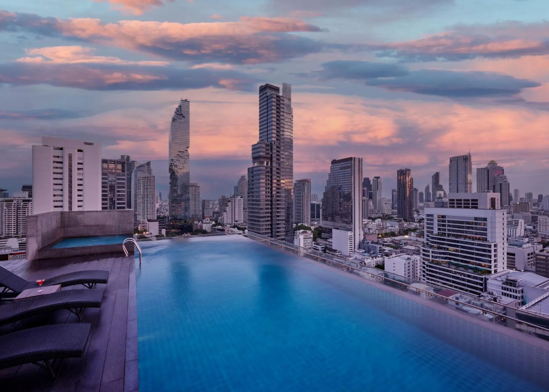 Pool view in Amara Bangkok Hotel