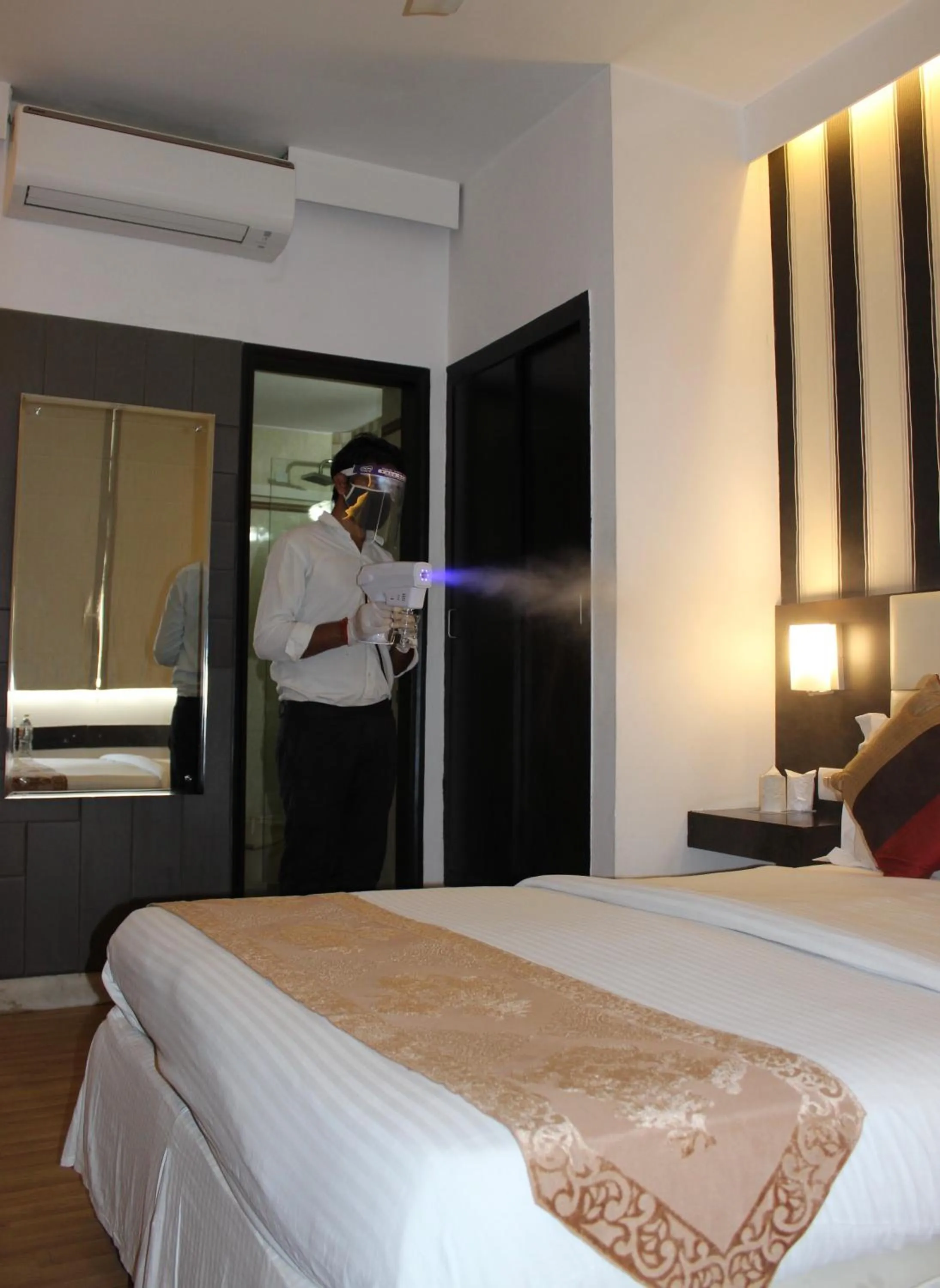 Bed in Hotel Jukaso Inn Down Town