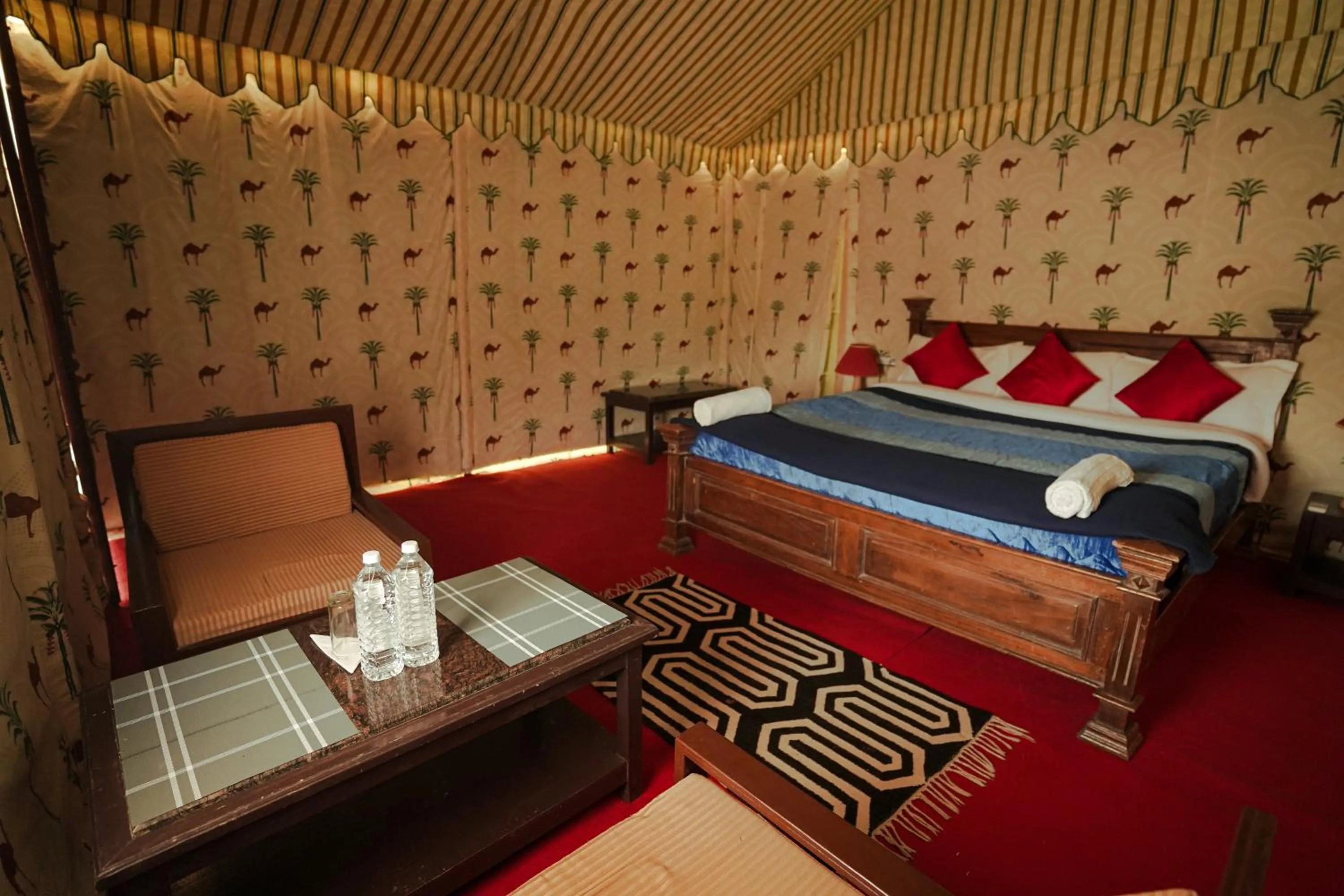 Bed in Prince Desert Camp