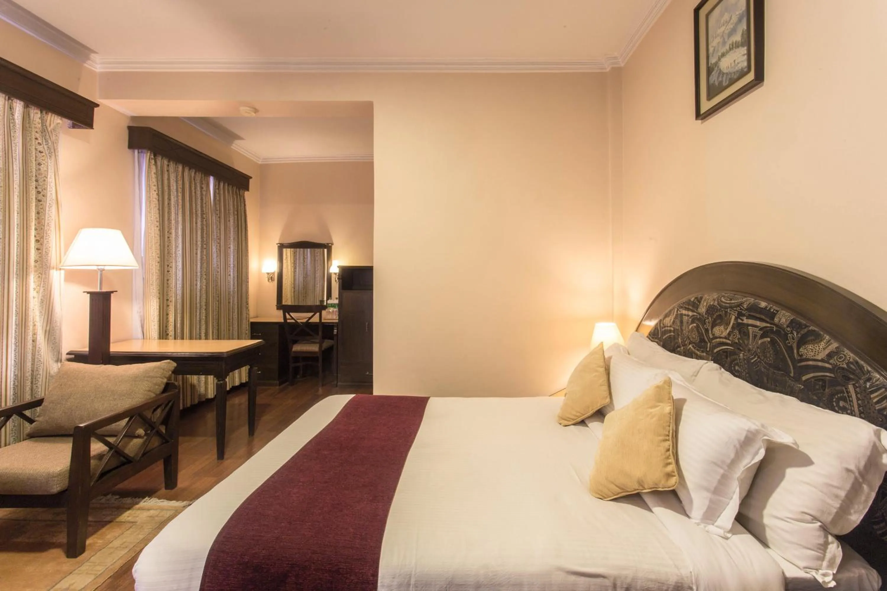 Photo of the whole room, Bed in Hotel Marshyangdi