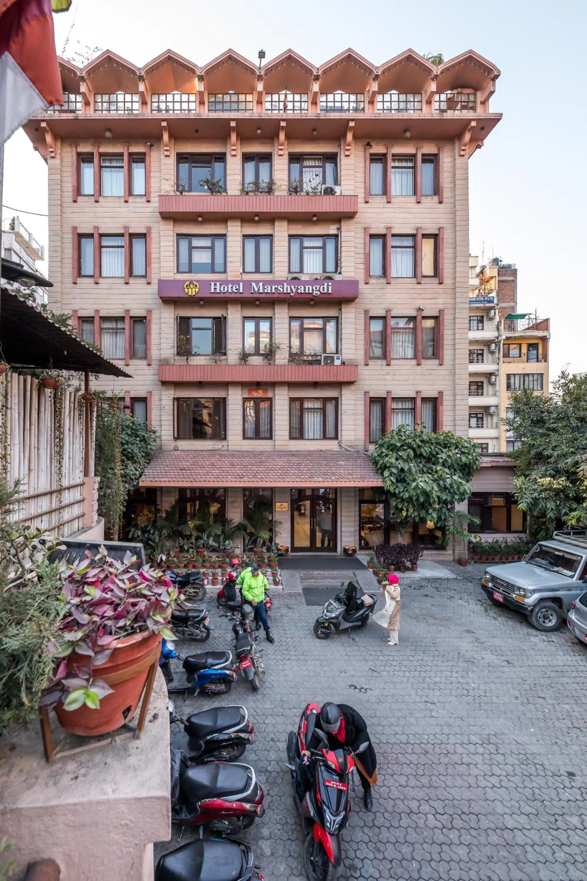 Property building in Hotel Marshyangdi