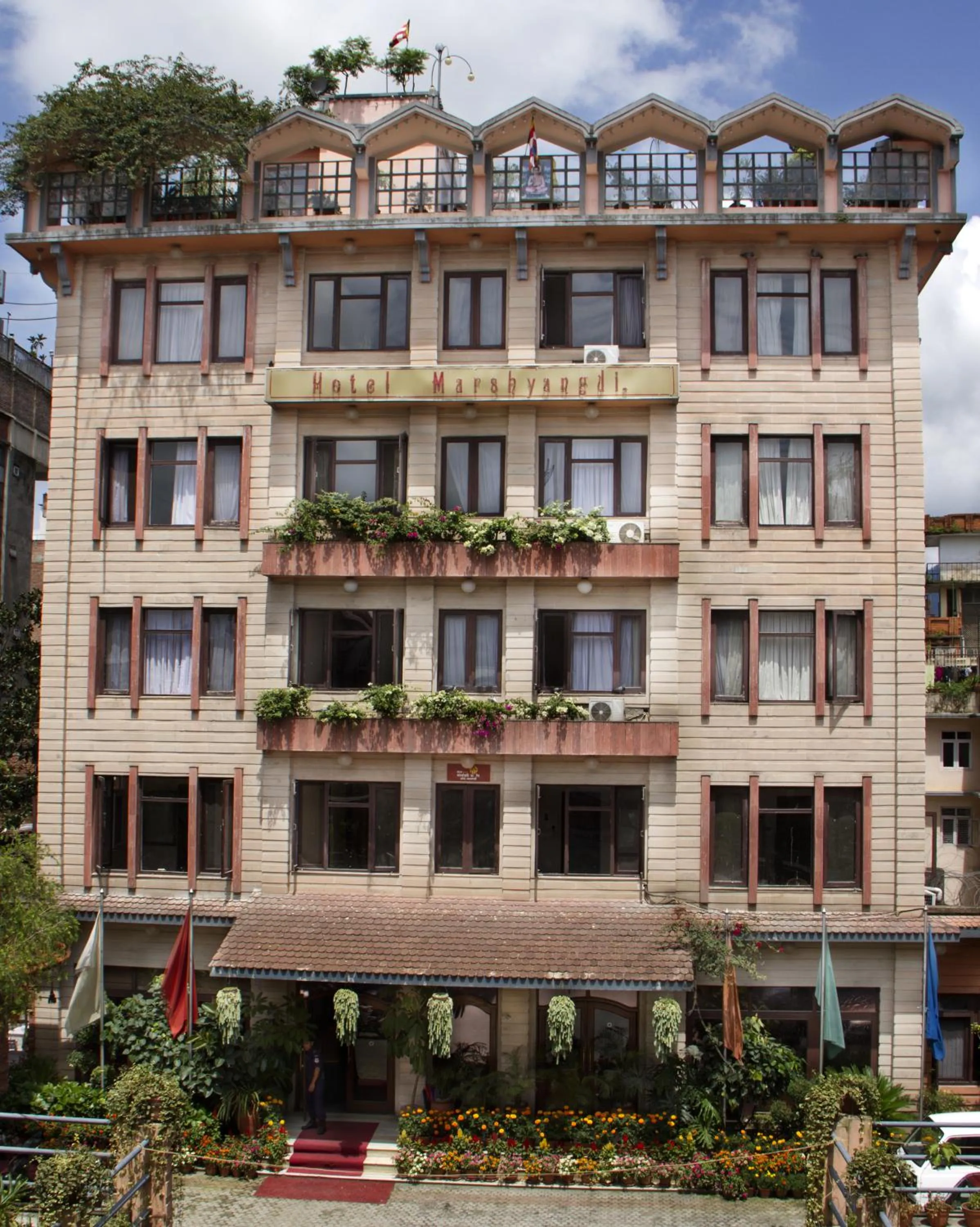 Property building in Hotel Marshyangdi