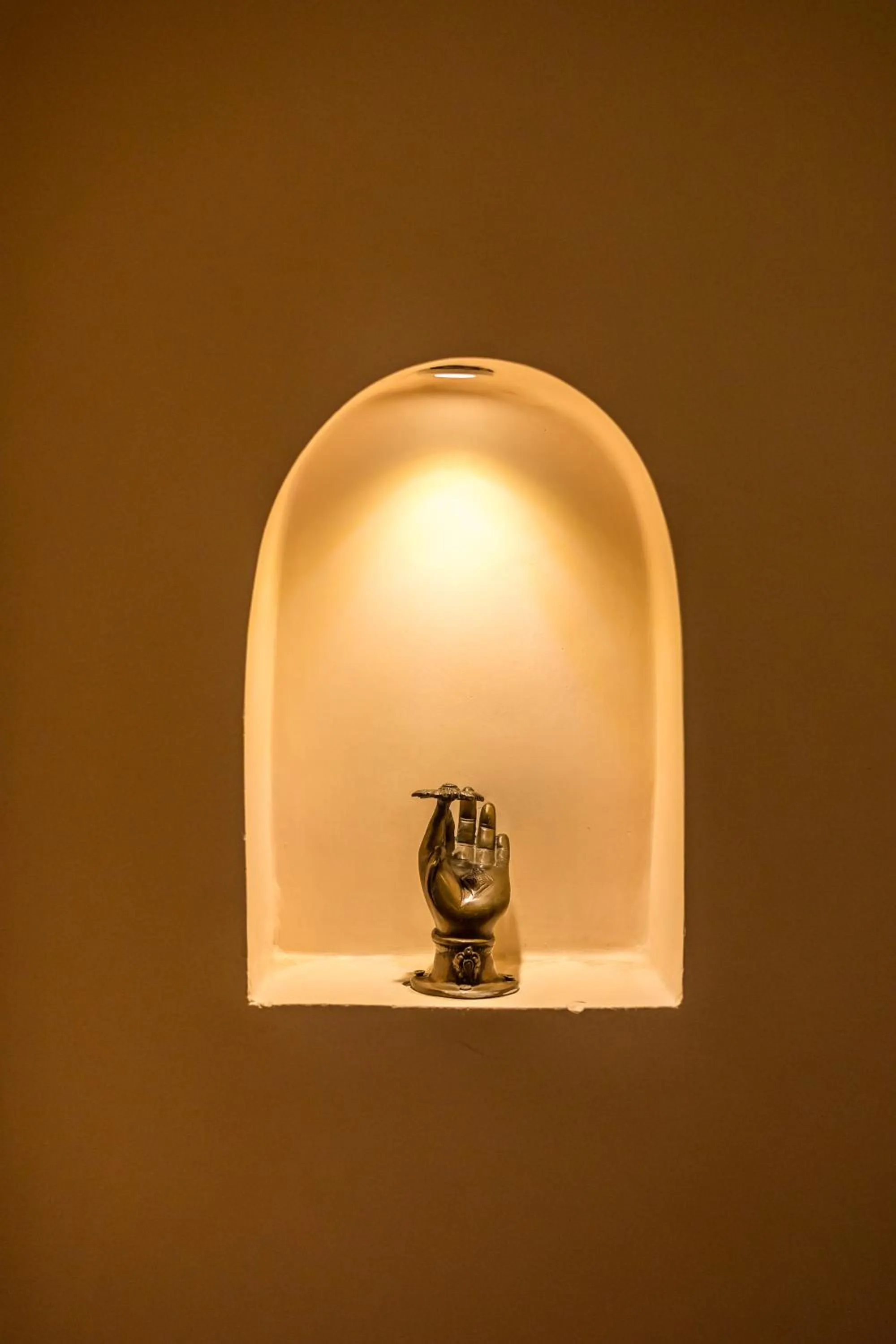 Decorative detail in Hotel Marshyangdi