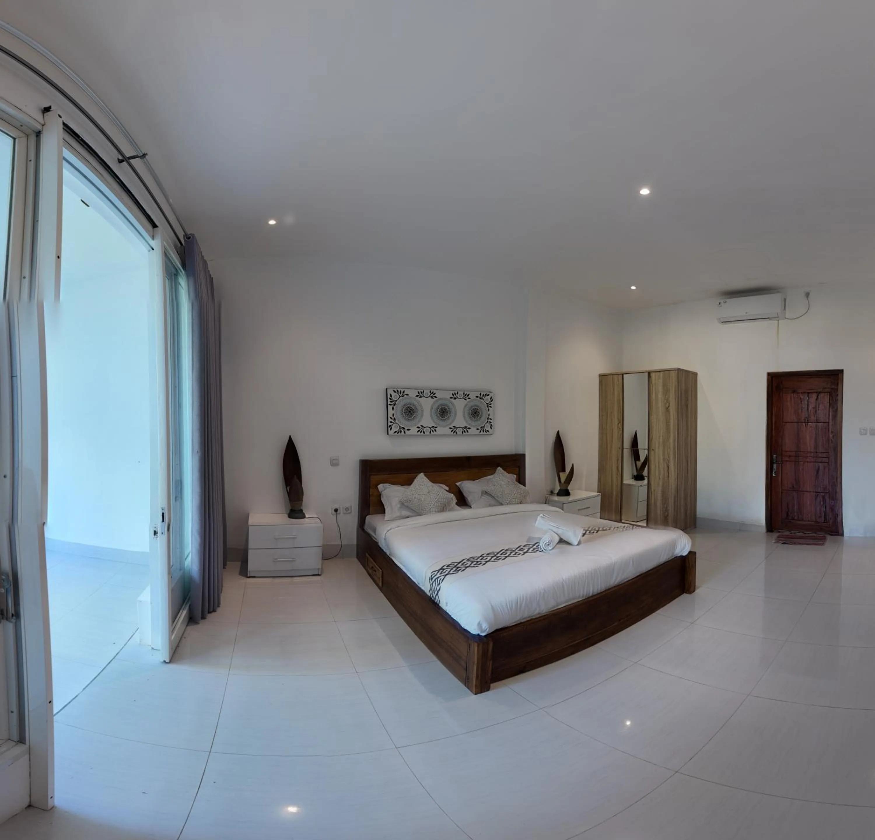 Bed in Turtle House Lombok