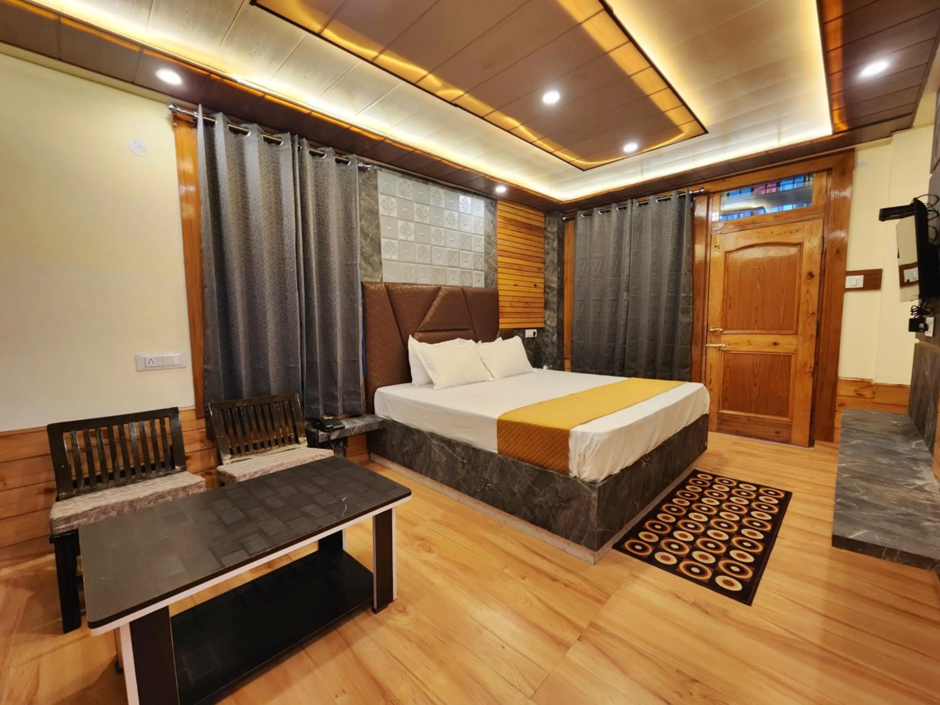 Bed in Hotel Ranveer Palace