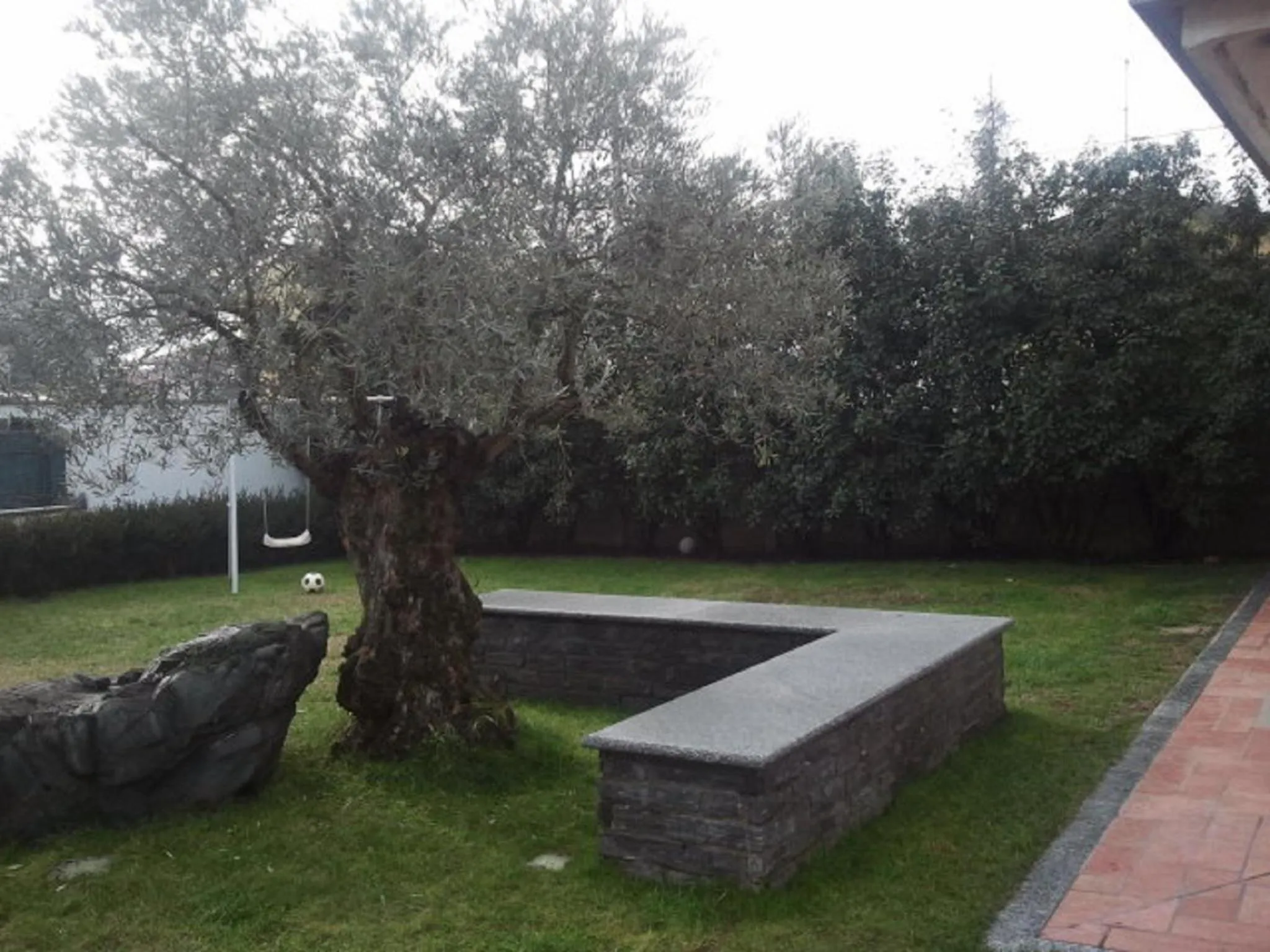 Garden view in Crespi House