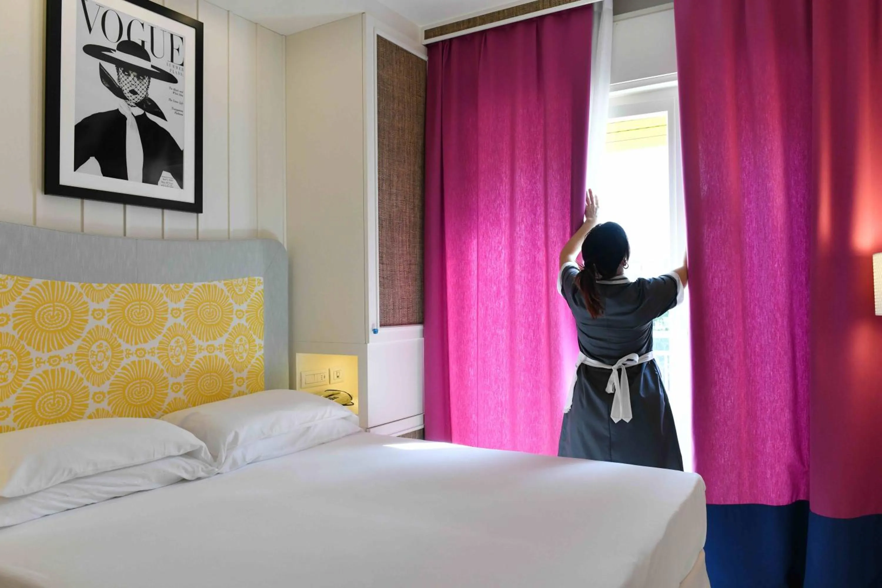 Bedroom, Bed in Hotel Majestic