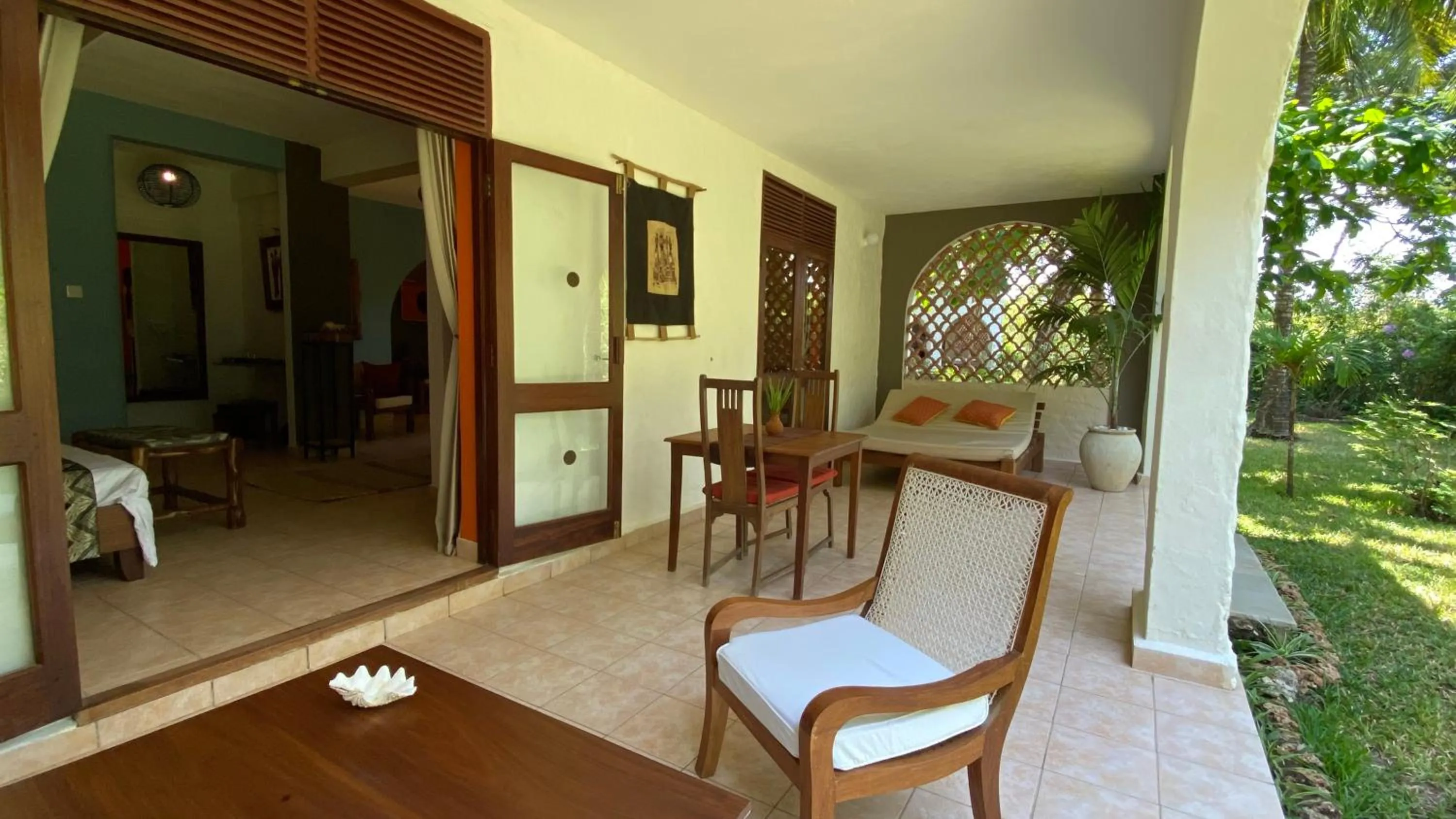 Patio in Pinewood Beach Resort and Spa