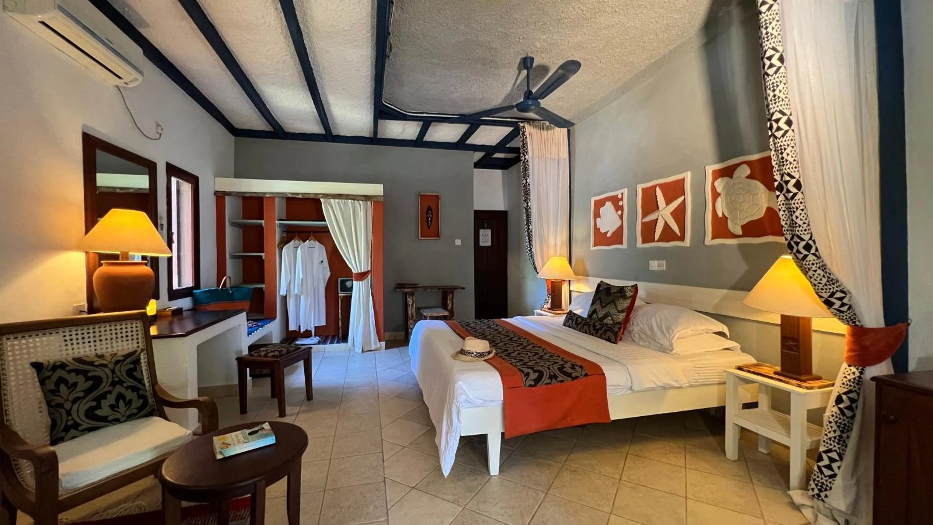 Bed in Pinewood Beach Resort and Spa