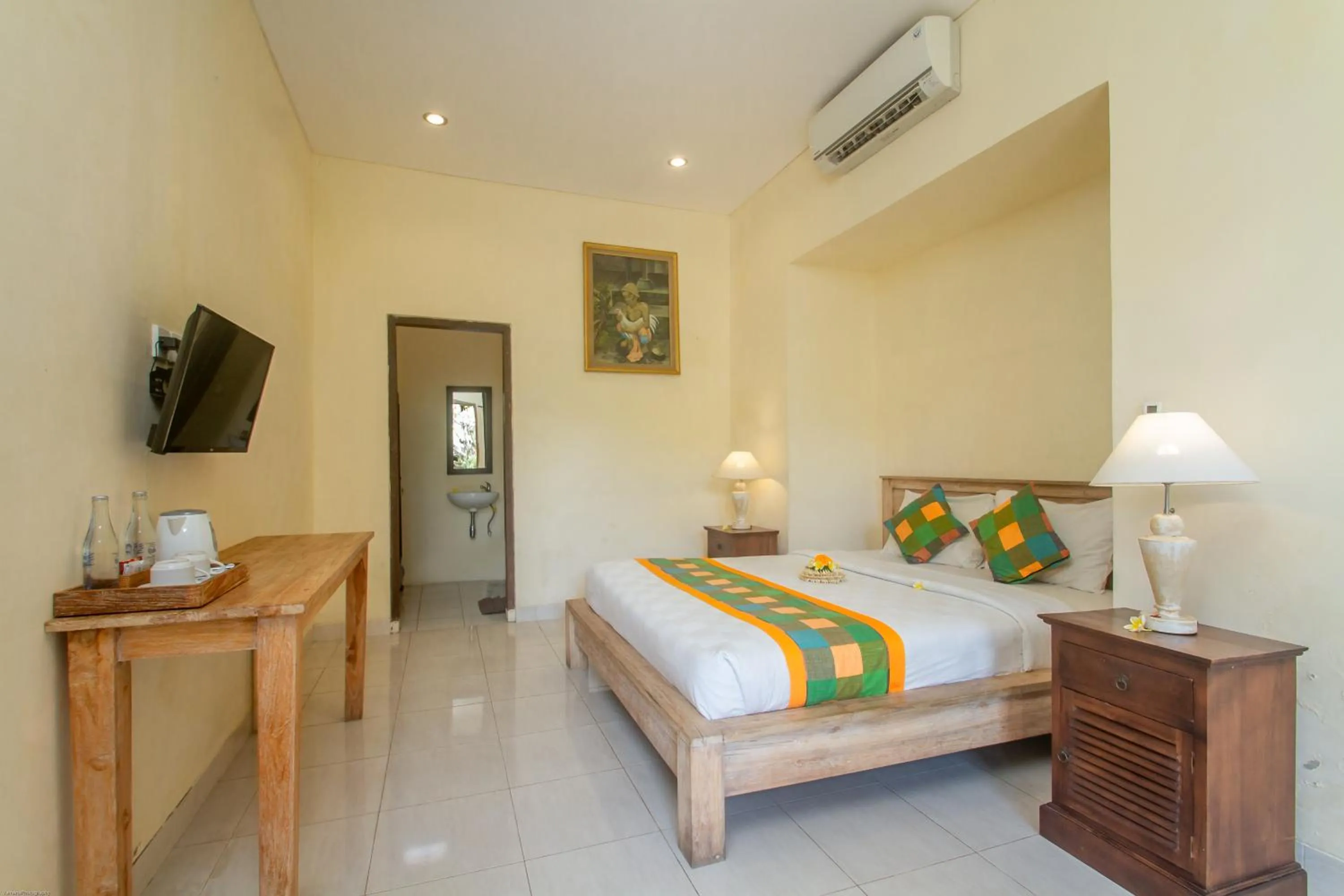 Bed in KUDESA Homestay by Pramana Villas