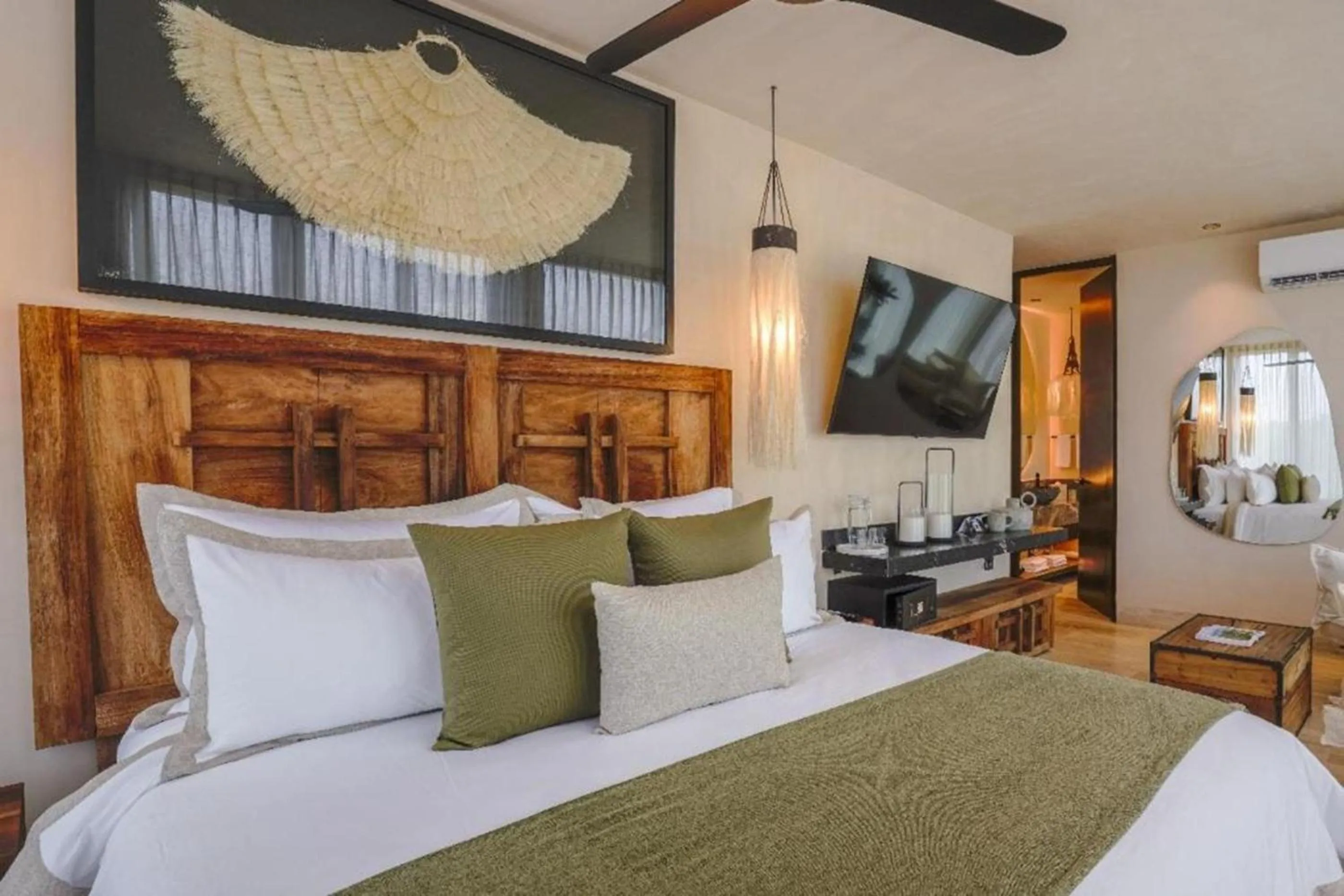 Bed in Trobbu Boutique Collection Tulum - All inclusive