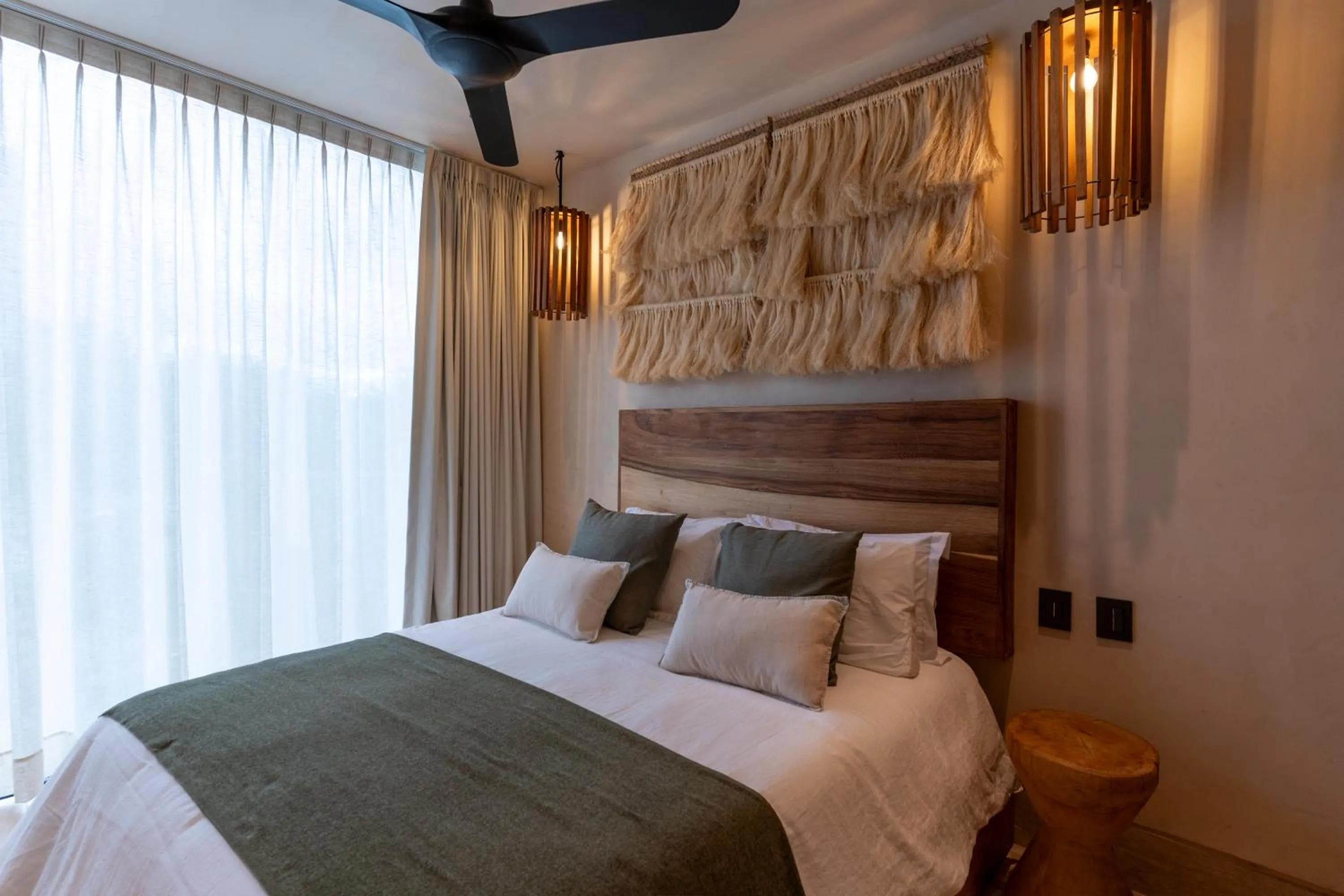 Decorative detail, Bed in Trobbu Boutique Collection Tulum - All inclusive