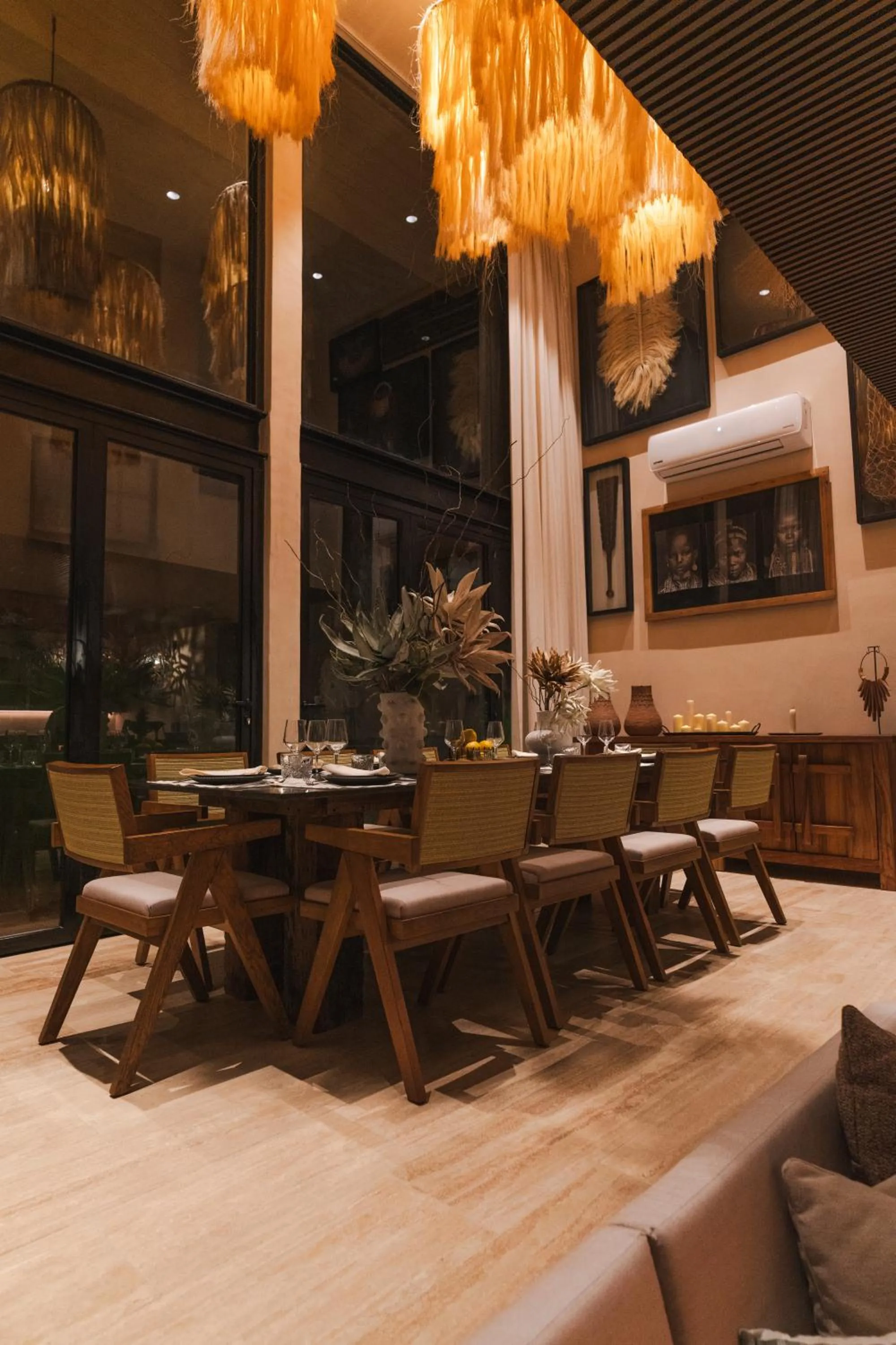 Dining area in Trobbu Boutique Collection Tulum - All inclusive