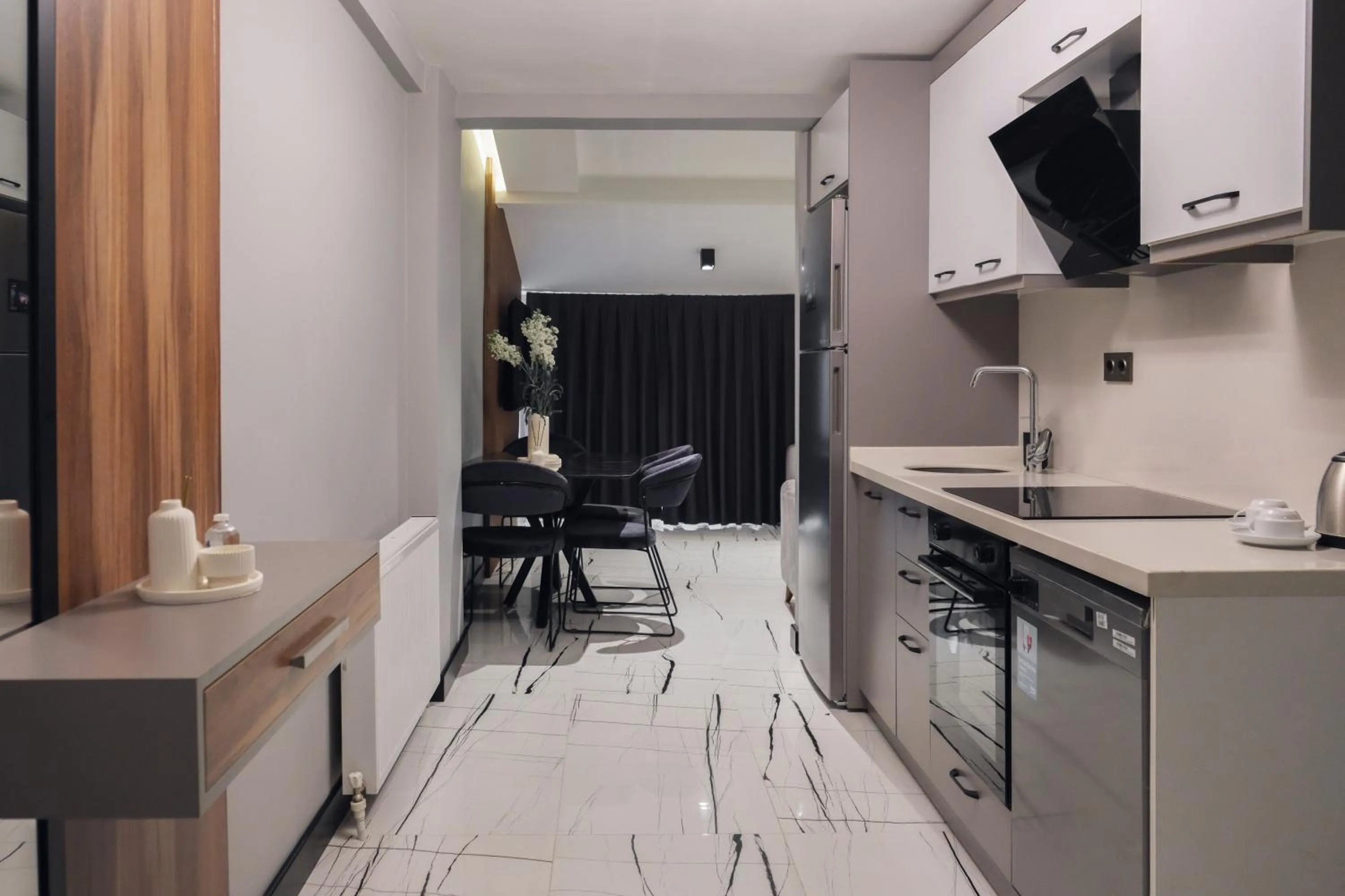 Kitchen or kitchenette in No25 Suites Nisantasi