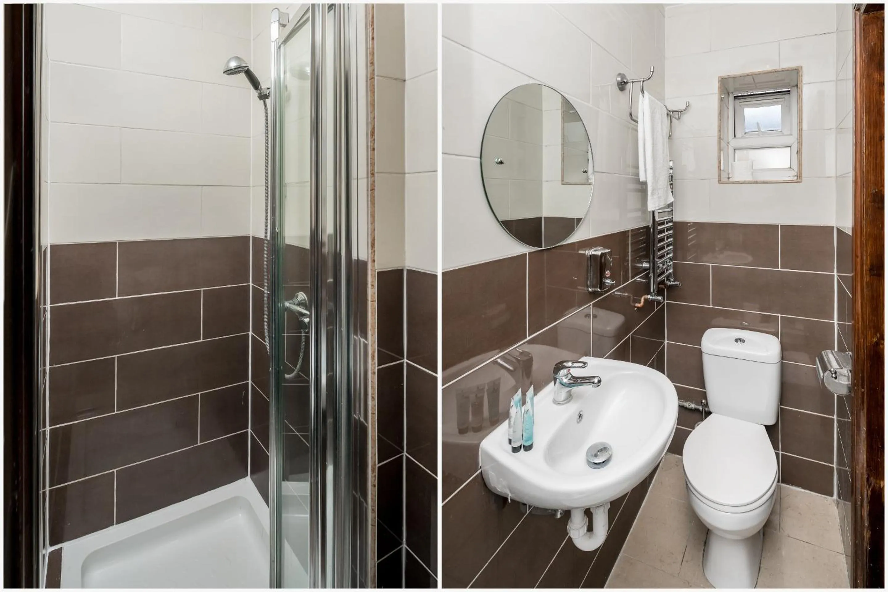 Bathroom in Abbey Hotel, London Shepherd's Bush Market