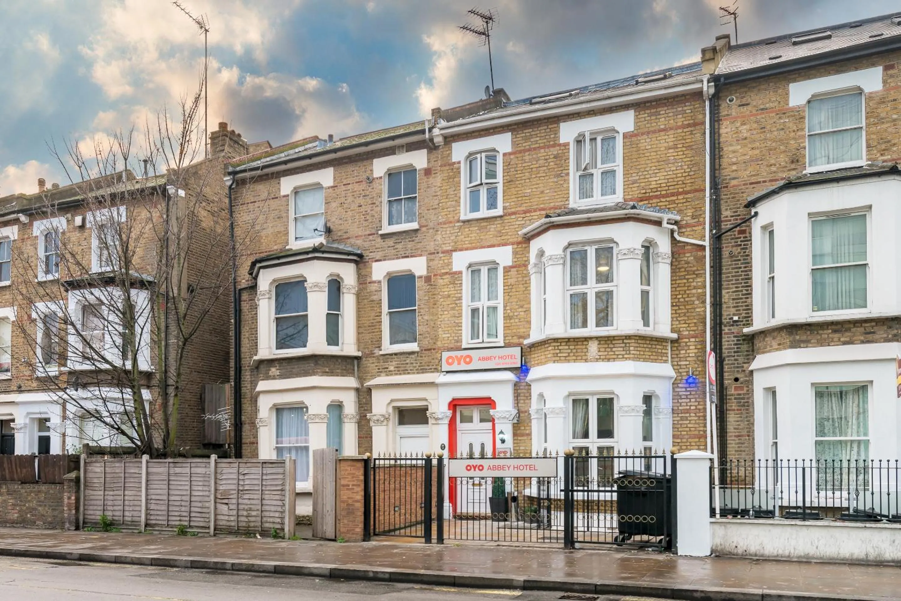 Facade/entrance in Abbey Hotel, London Shepherd's Bush Market