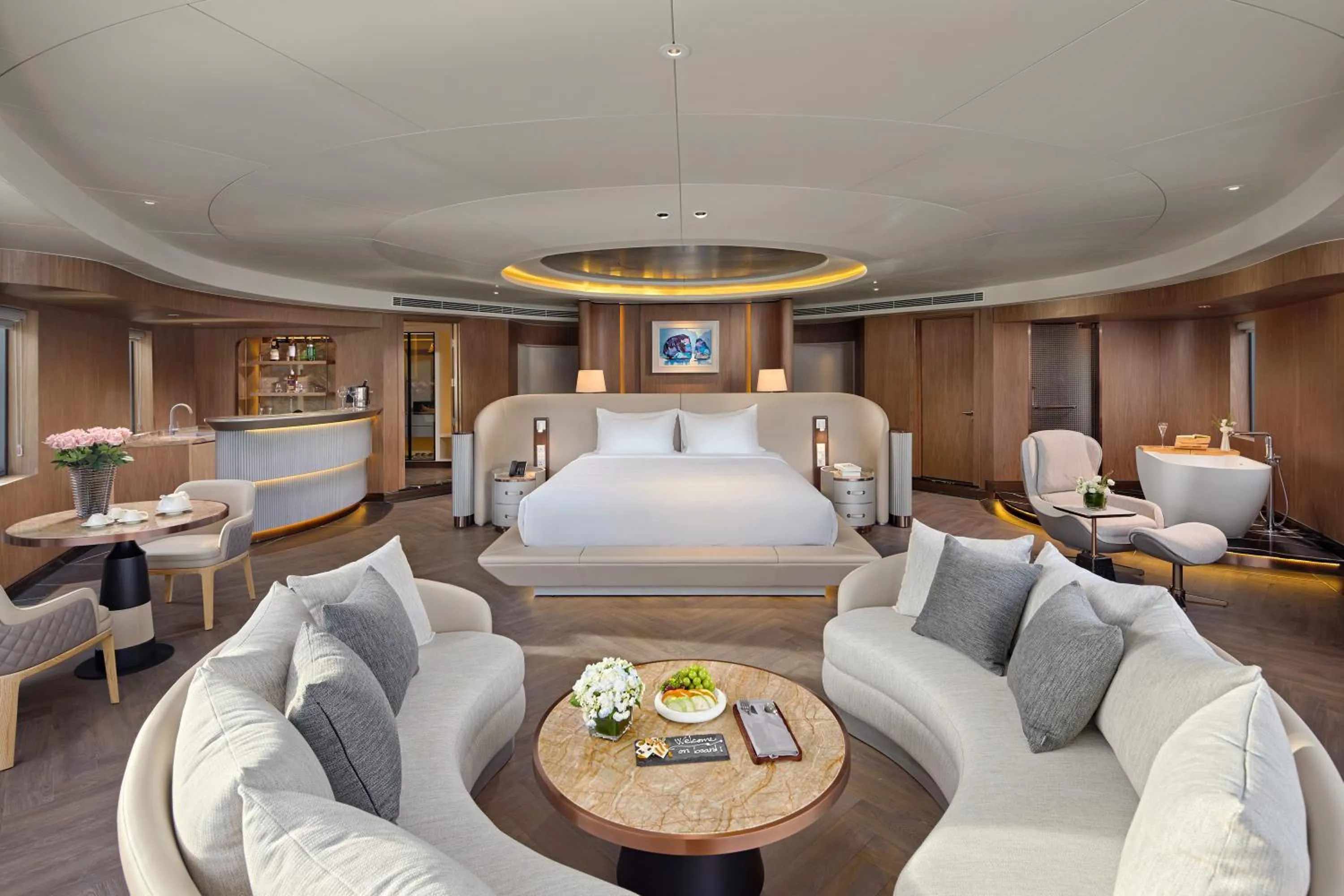 Bedroom in Grand Pioneers Halong Bay Cruise 2