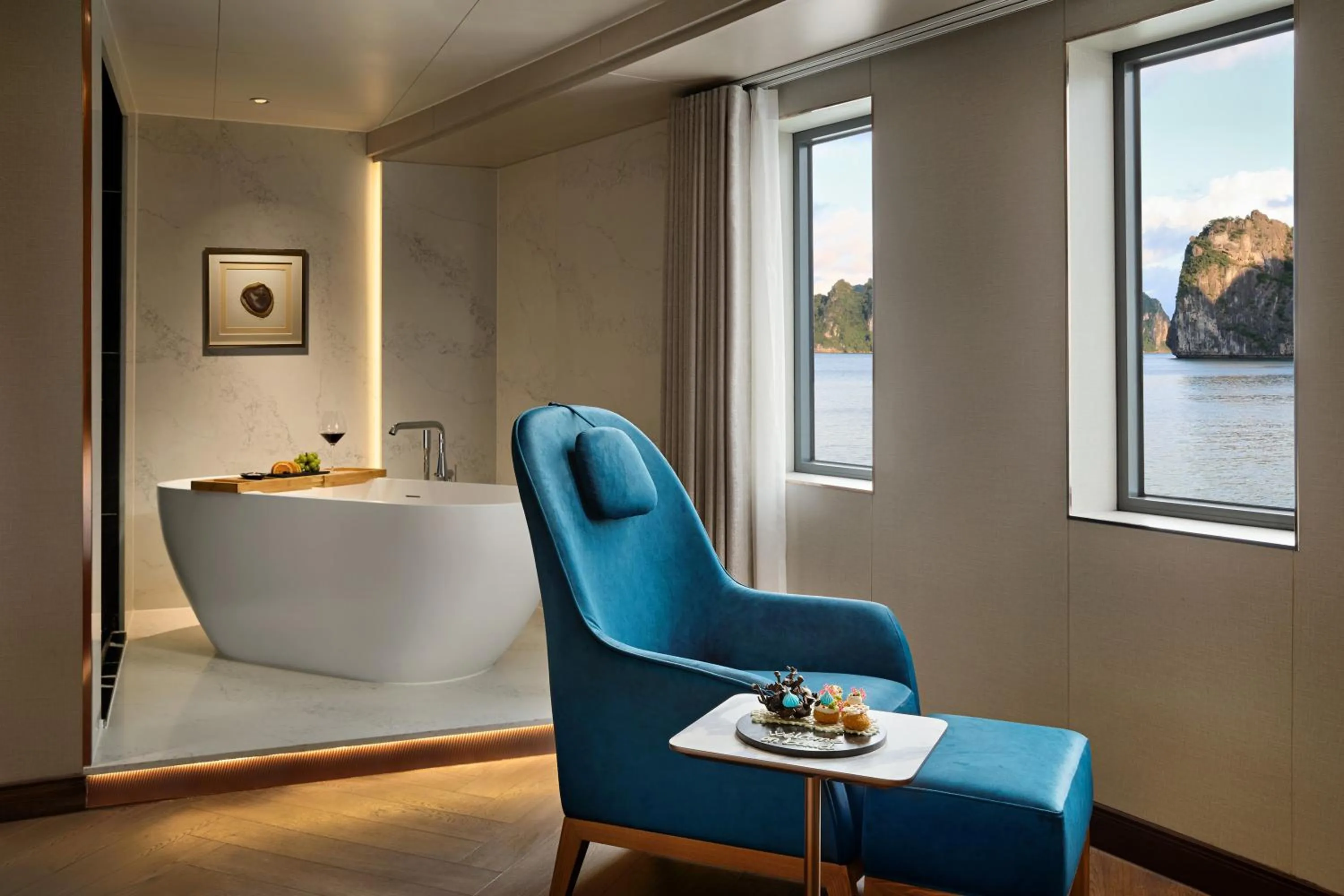 View (from property/room) in Grand Pioneers Halong Bay Cruise 2