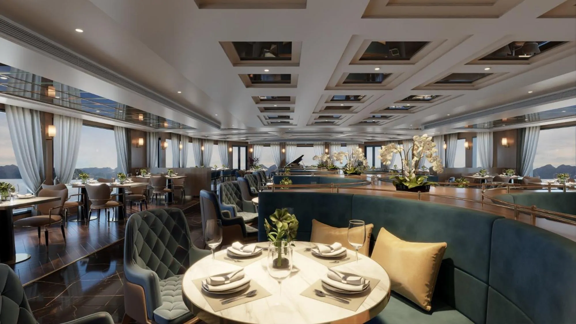 Restaurant/places to eat in Grand Pioneers Halong Bay Cruise 2