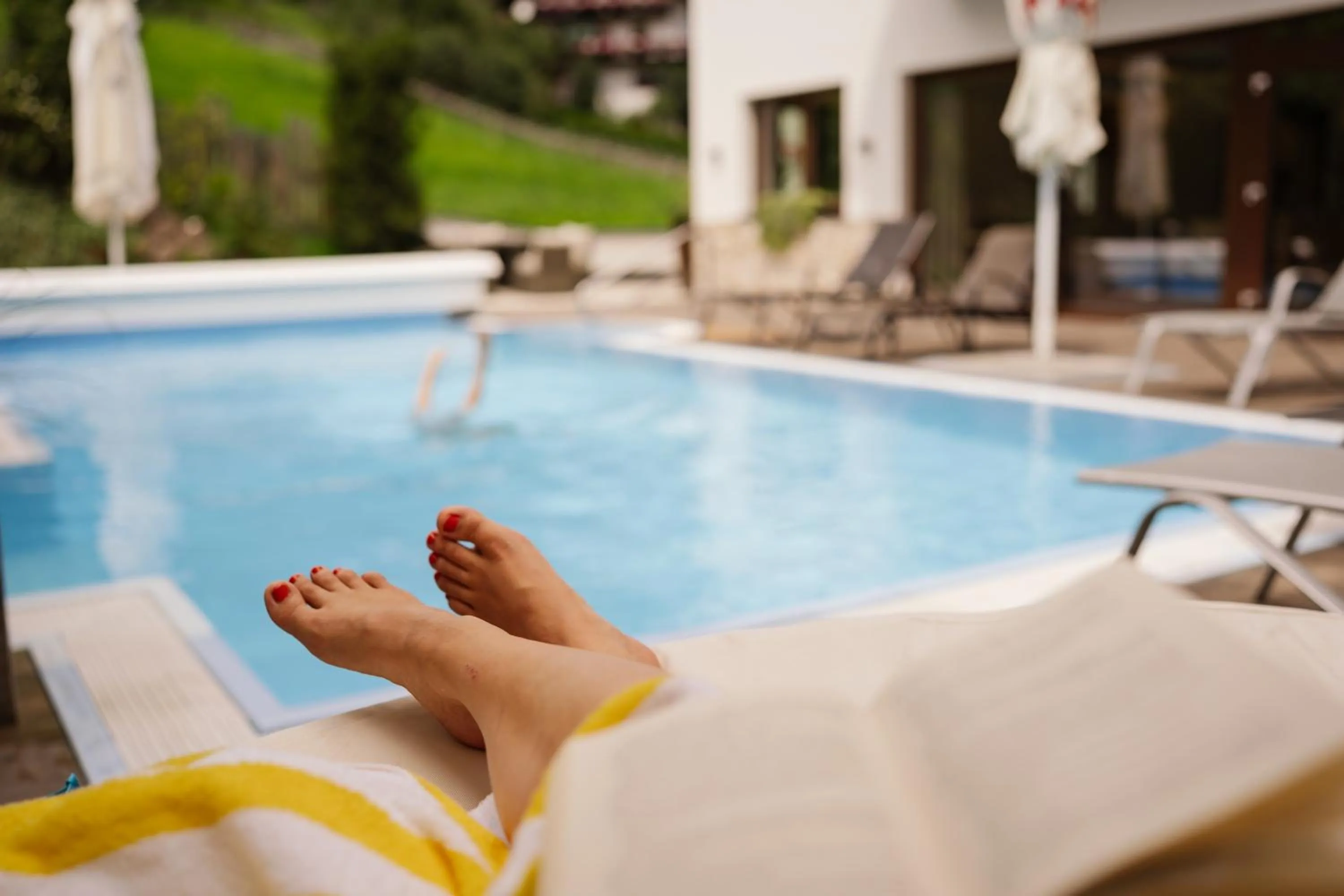 Swimming pool in Kinderhotel Laderhof