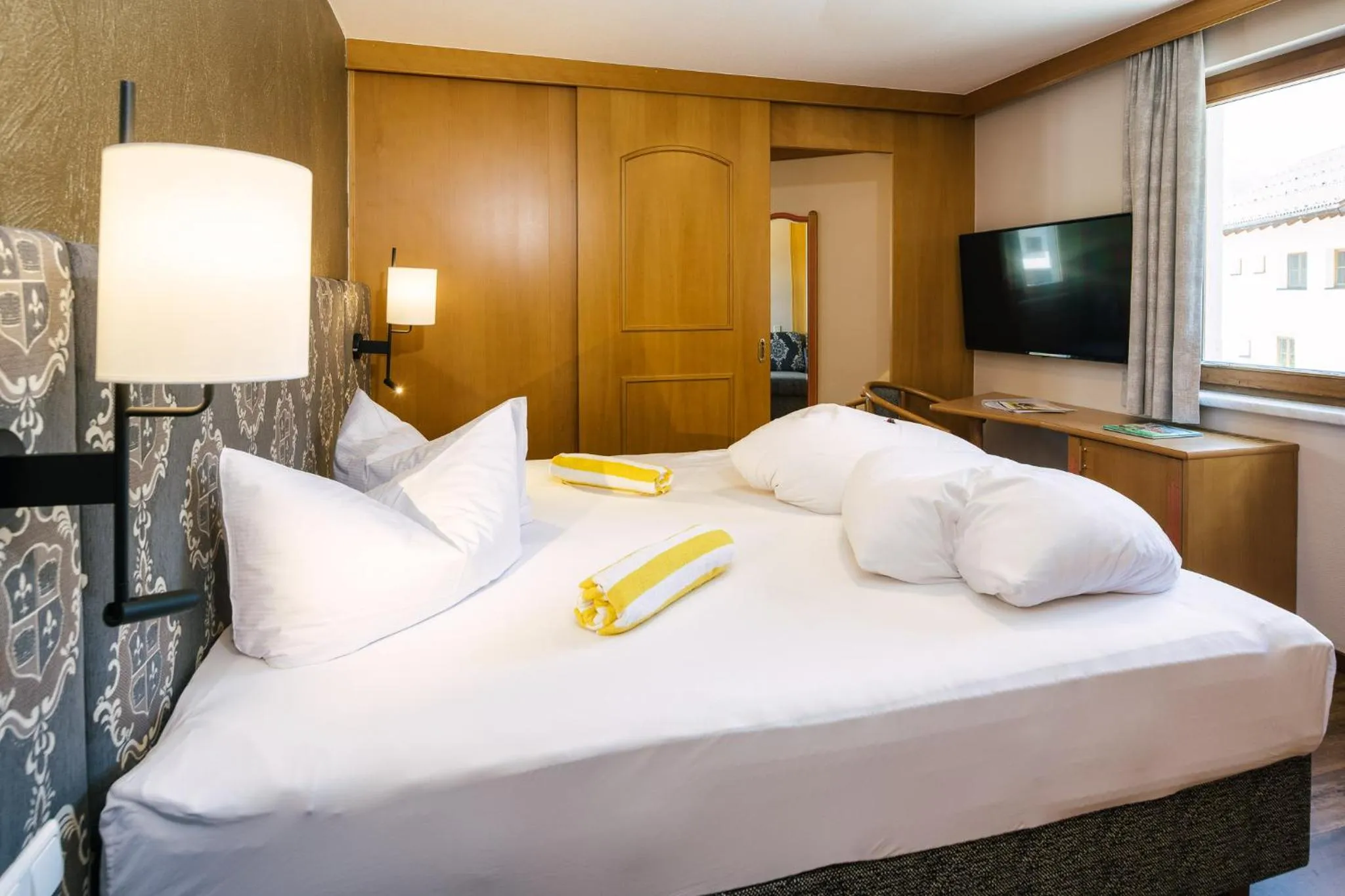 Bedroom, Bed in Kinderhotel Laderhof