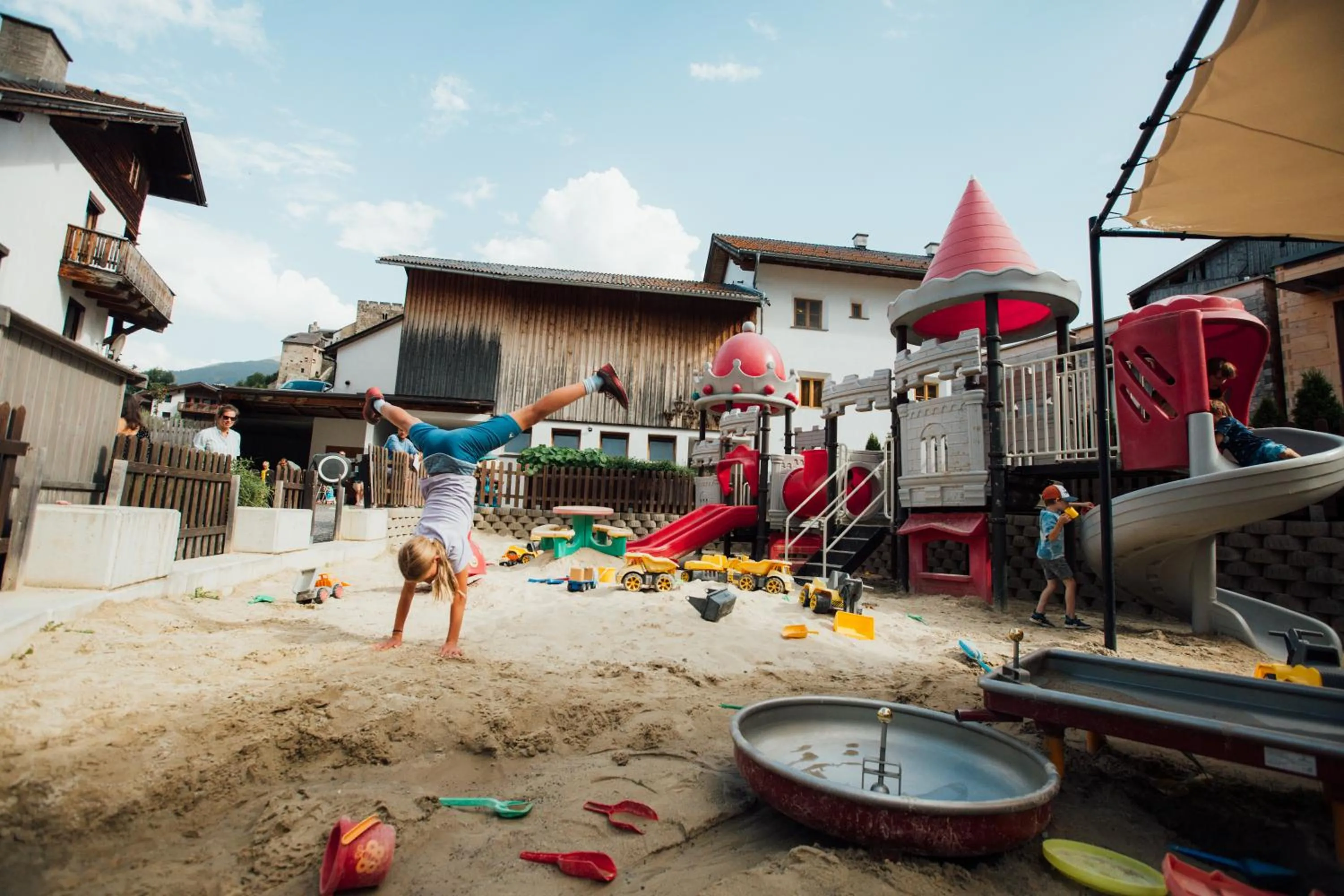 Garden in Kinderhotel Laderhof