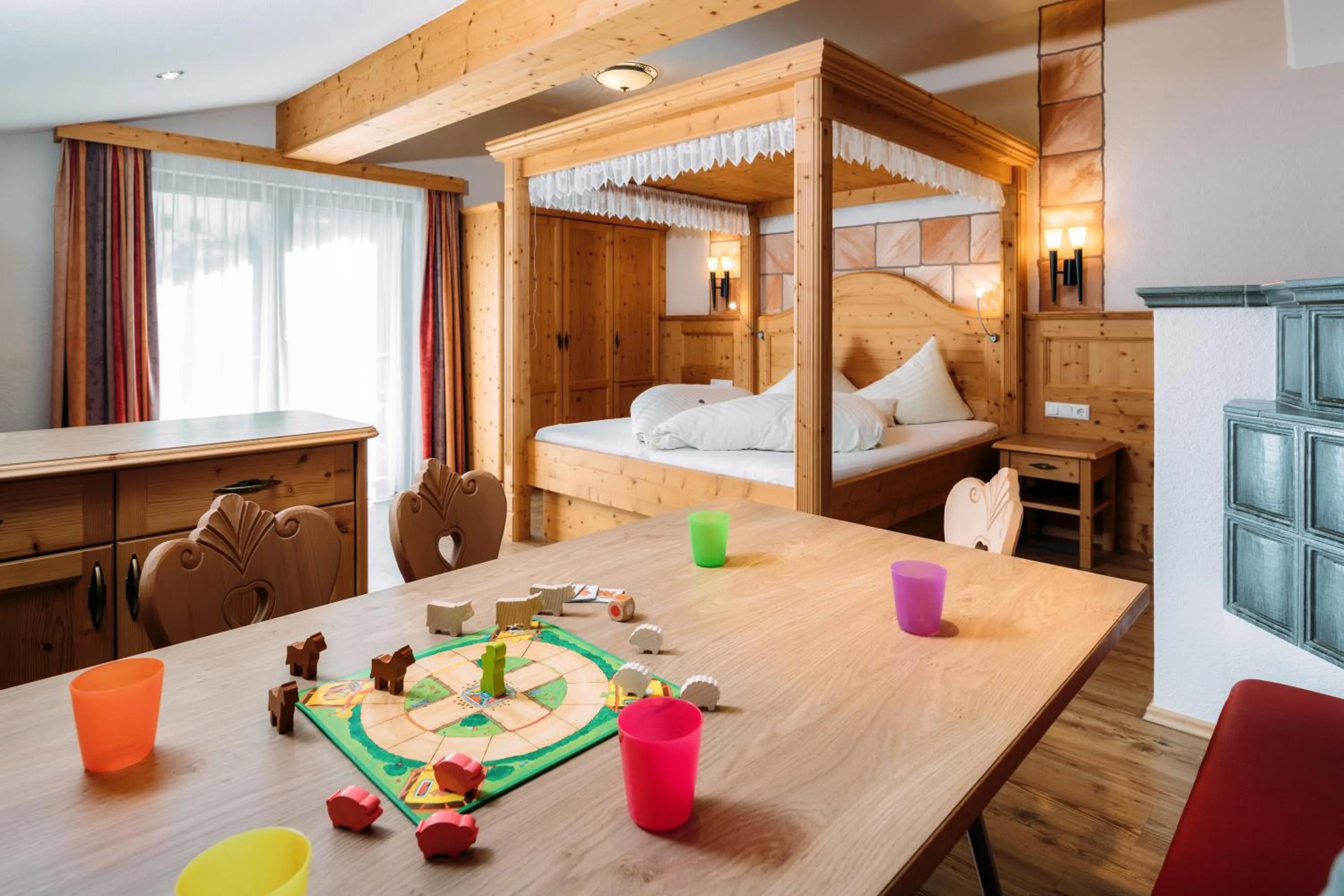 Photo of the whole room, Bed in Kinderhotel Laderhof