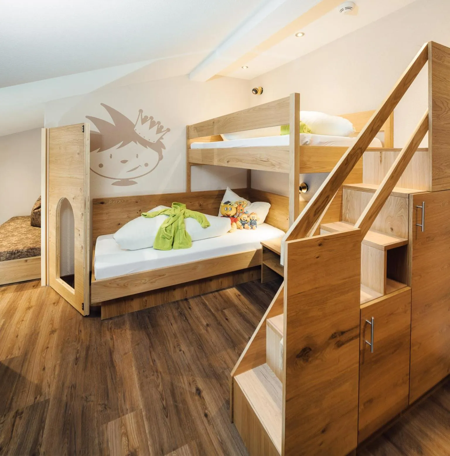 bunk bed, Bed in Kinderhotel Laderhof