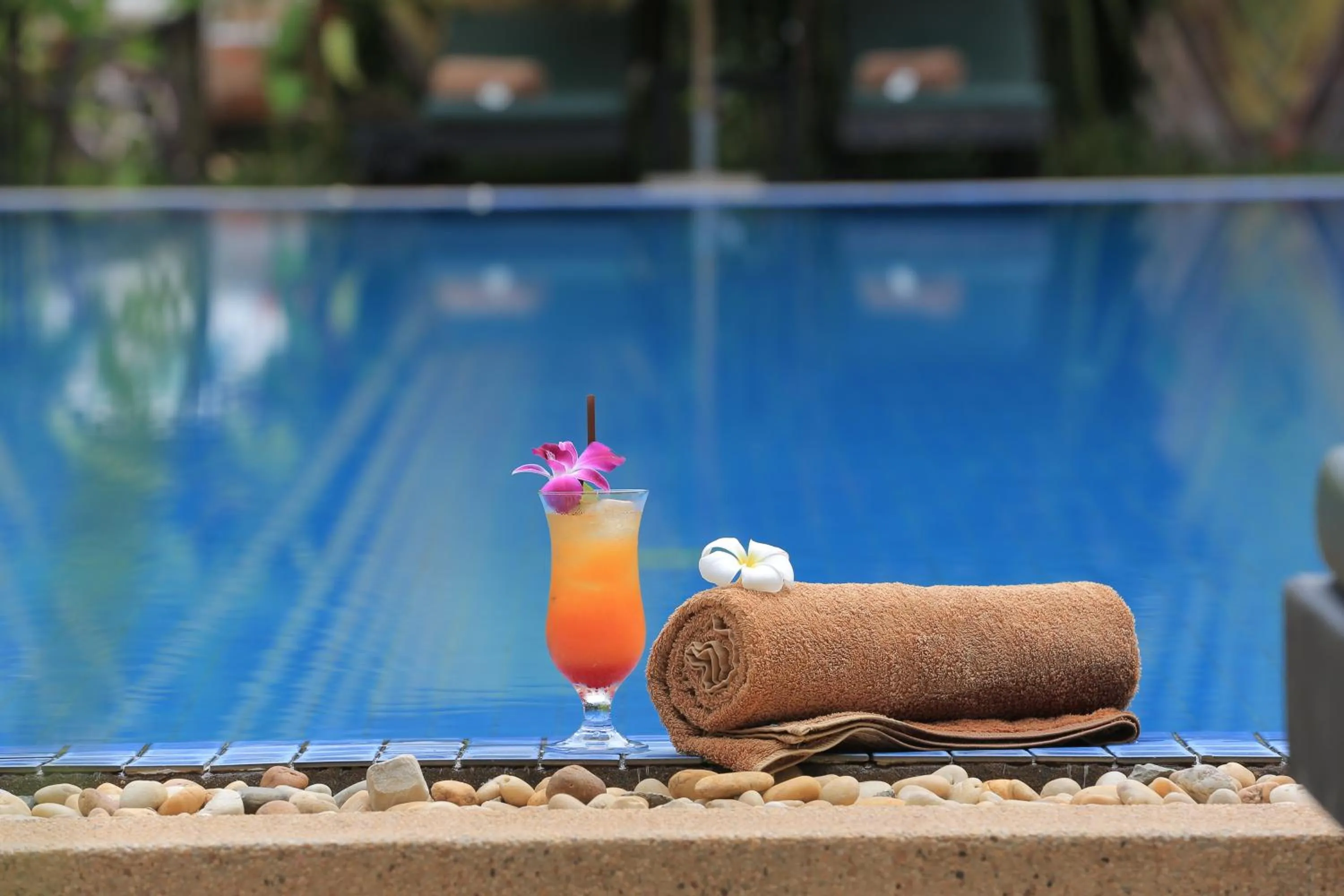 Swimming pool in Kouprey Hotel