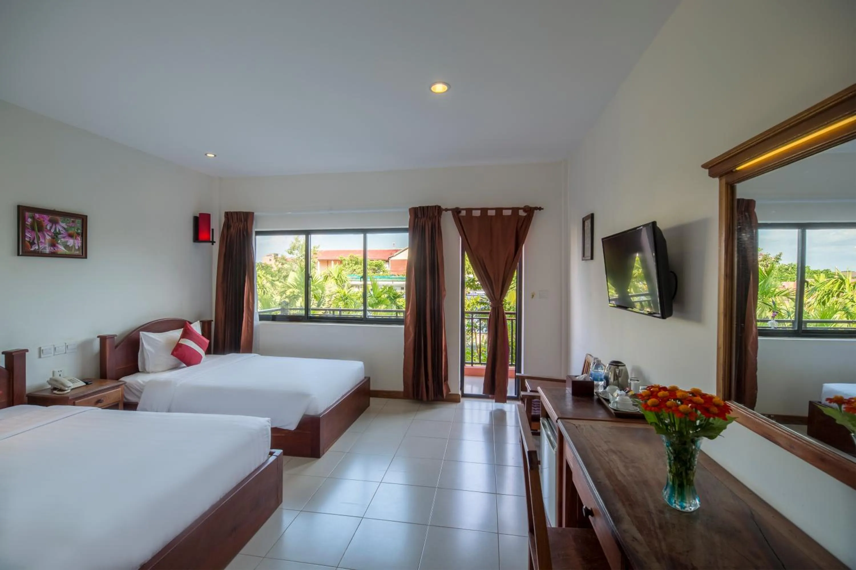 Bedroom, Bed in Kouprey Hotel