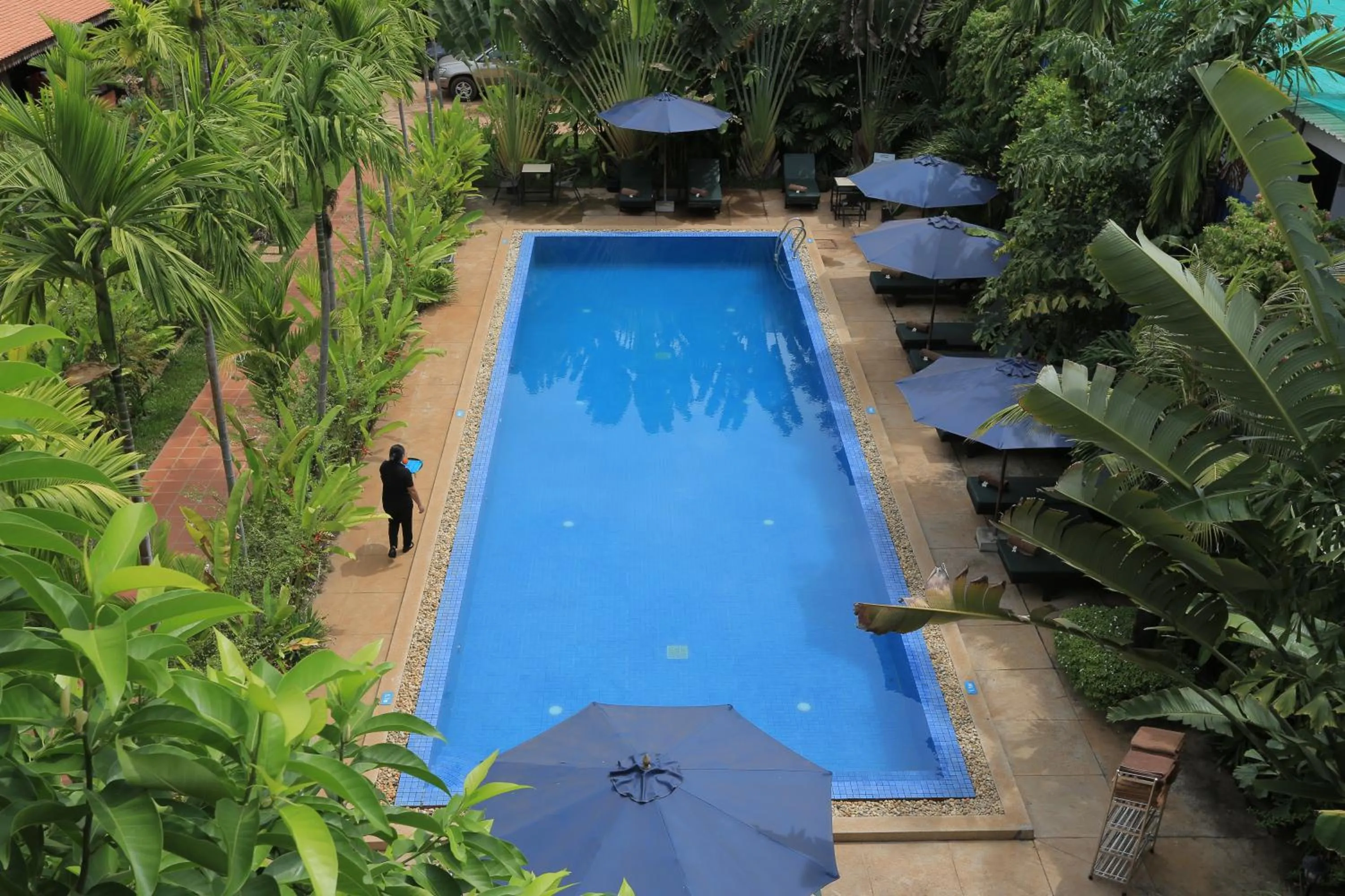 Swimming pool in Kouprey Hotel