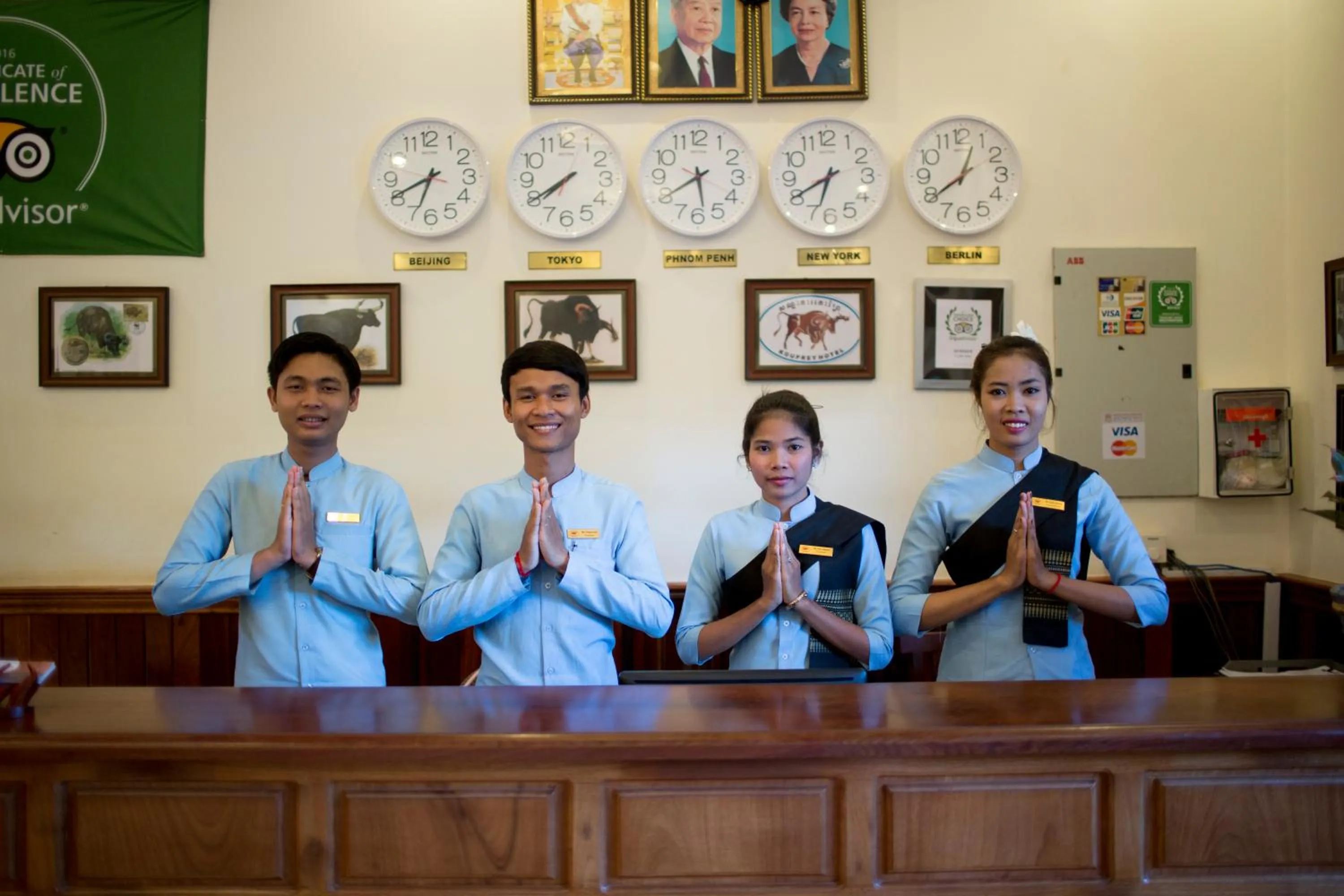 Lobby or reception in Kouprey Hotel