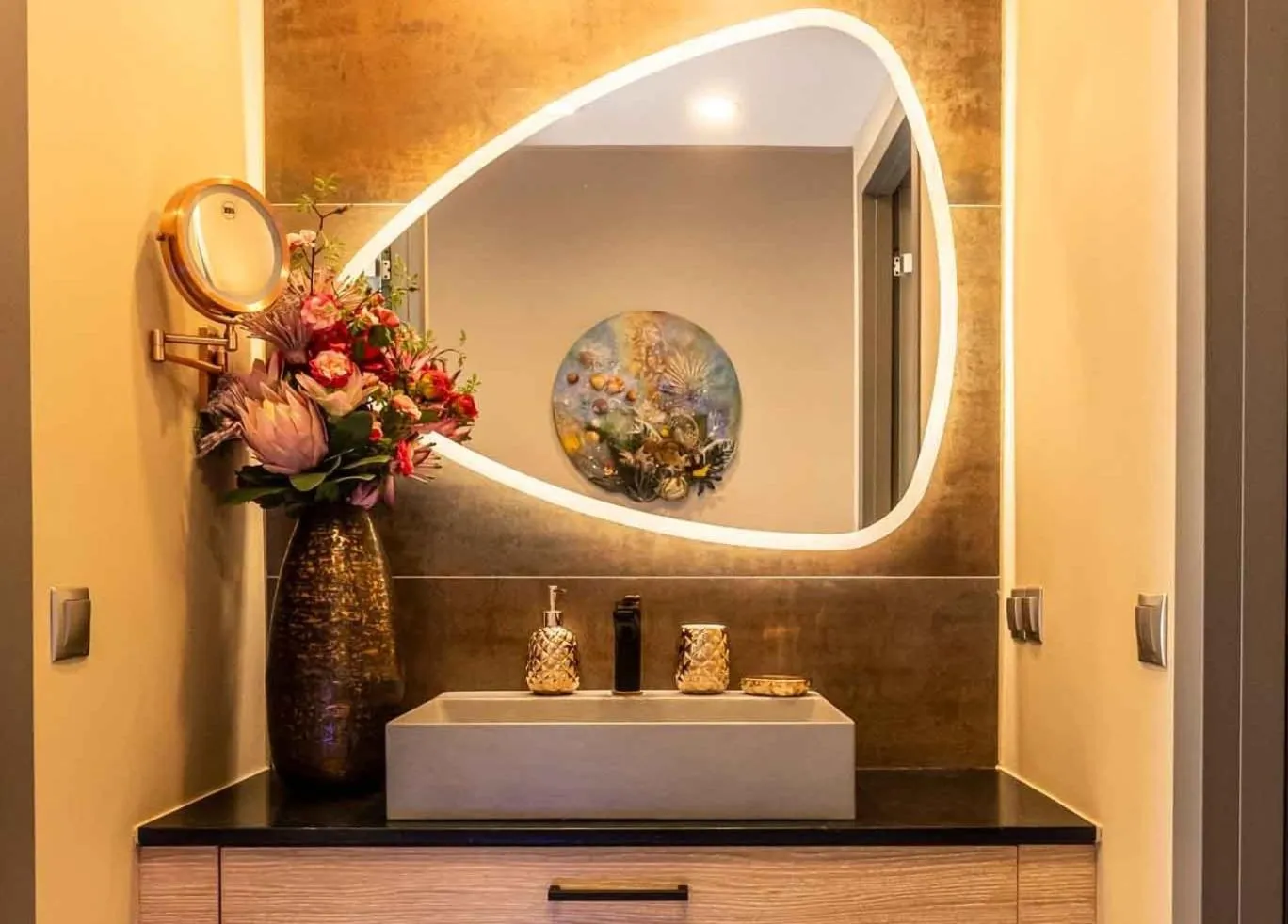 Bathroom in La Rêve Luxury Apartments with Private Jacuzzi