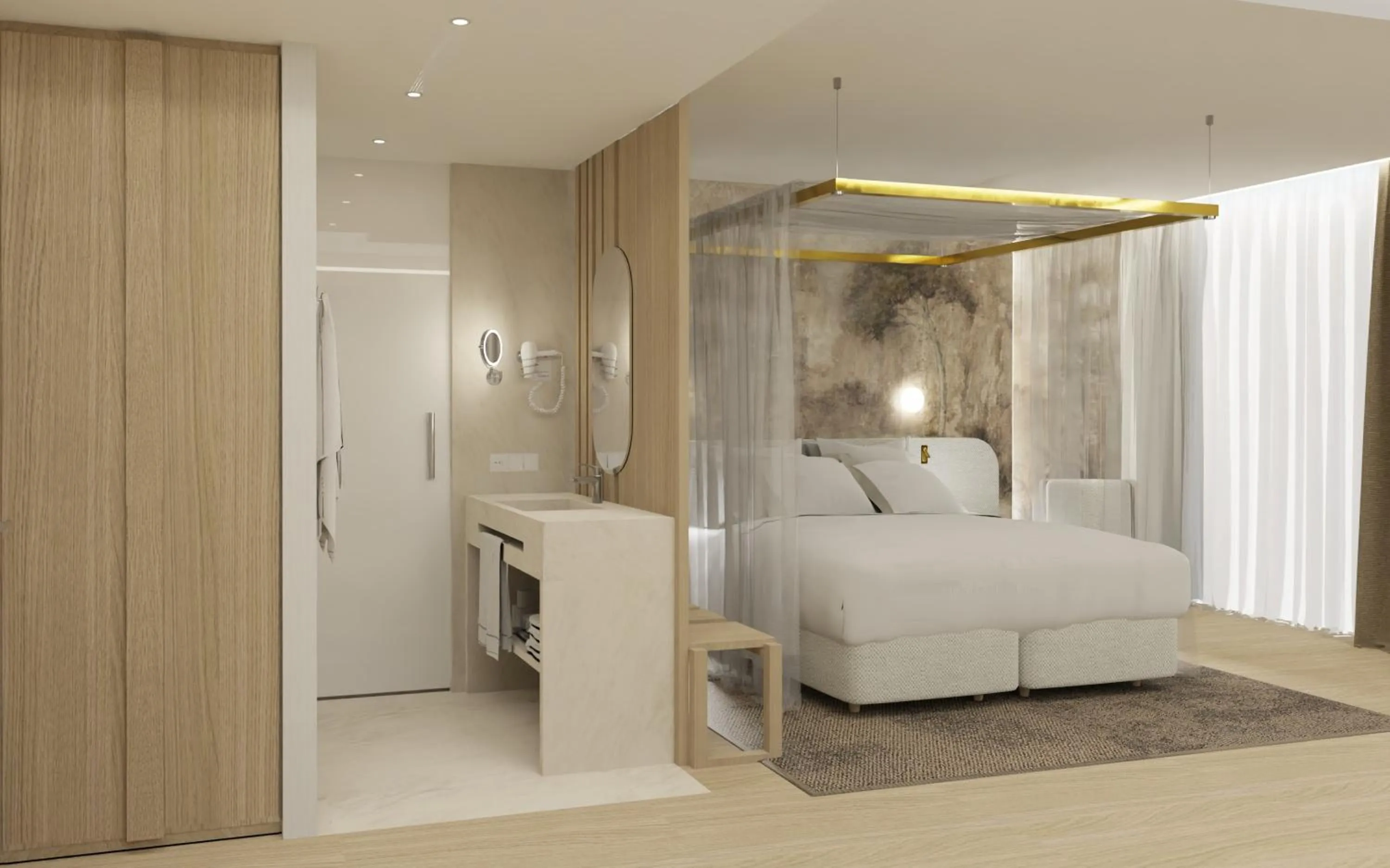 Bathroom, Bed in Lisotel - Hotel & Spa