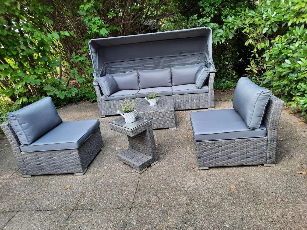 Garden in Landhaus Zum Heidewanderer mit THERMEplus