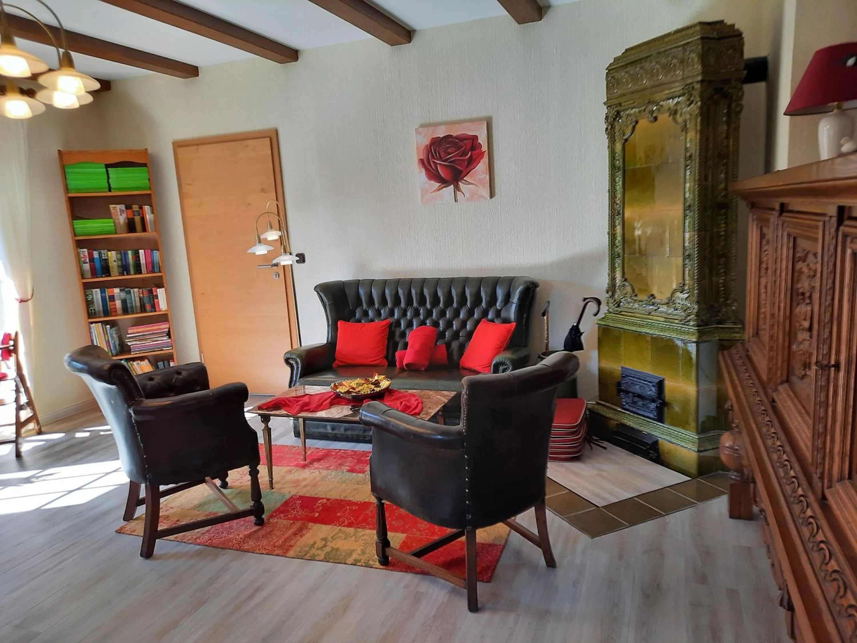 Seating area in Landhaus Zum Heidewanderer mit THERMEplus